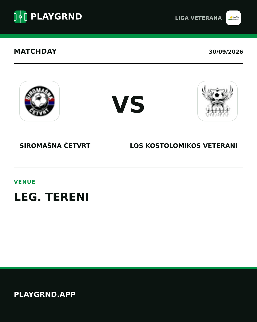 Instagram artwork: Siromašna Četvrt vs Los Kostolomikos Veterani