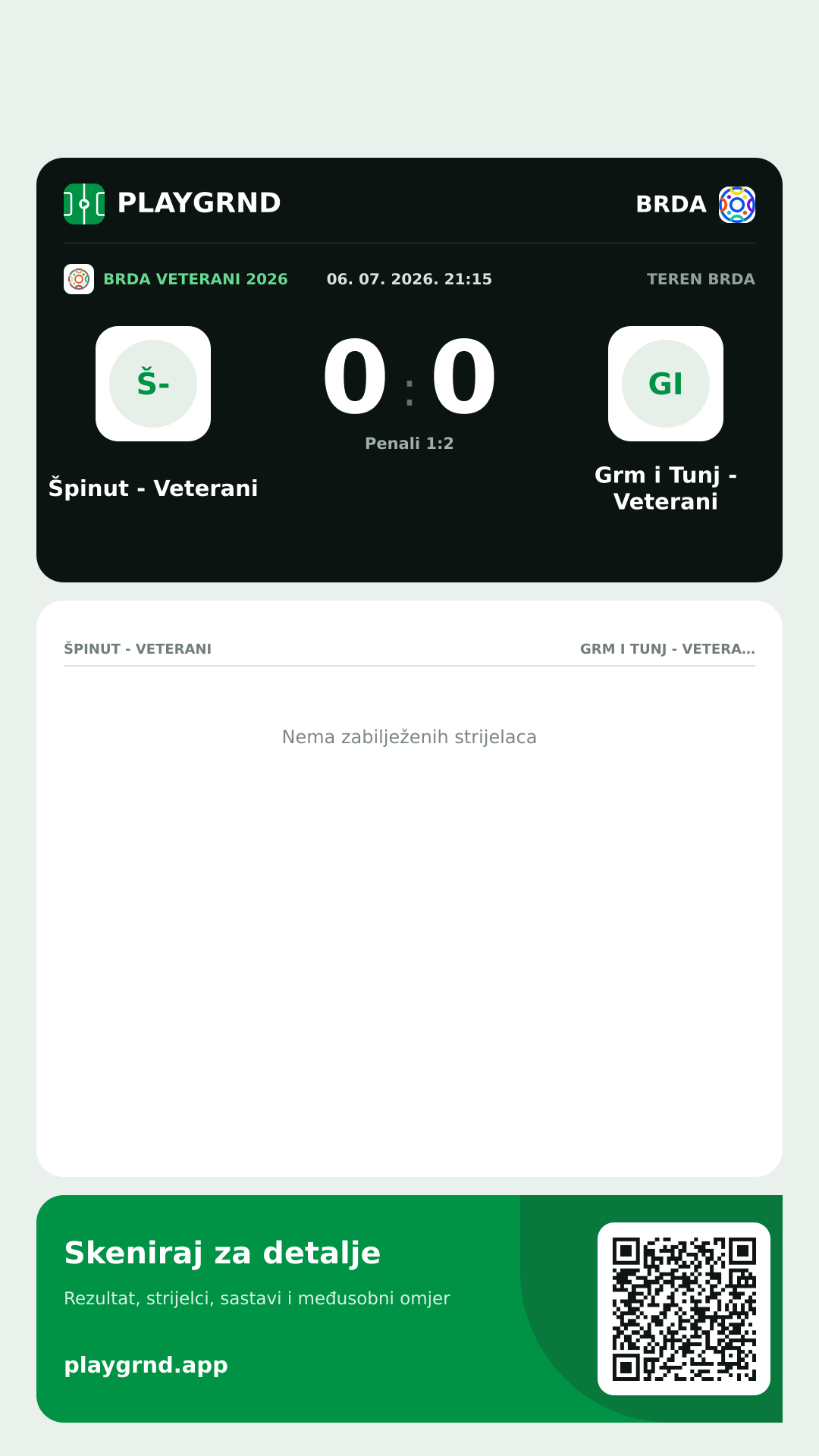 Story slika: Špinut - Veterani 0:0 Grm i Tunj - Veterani