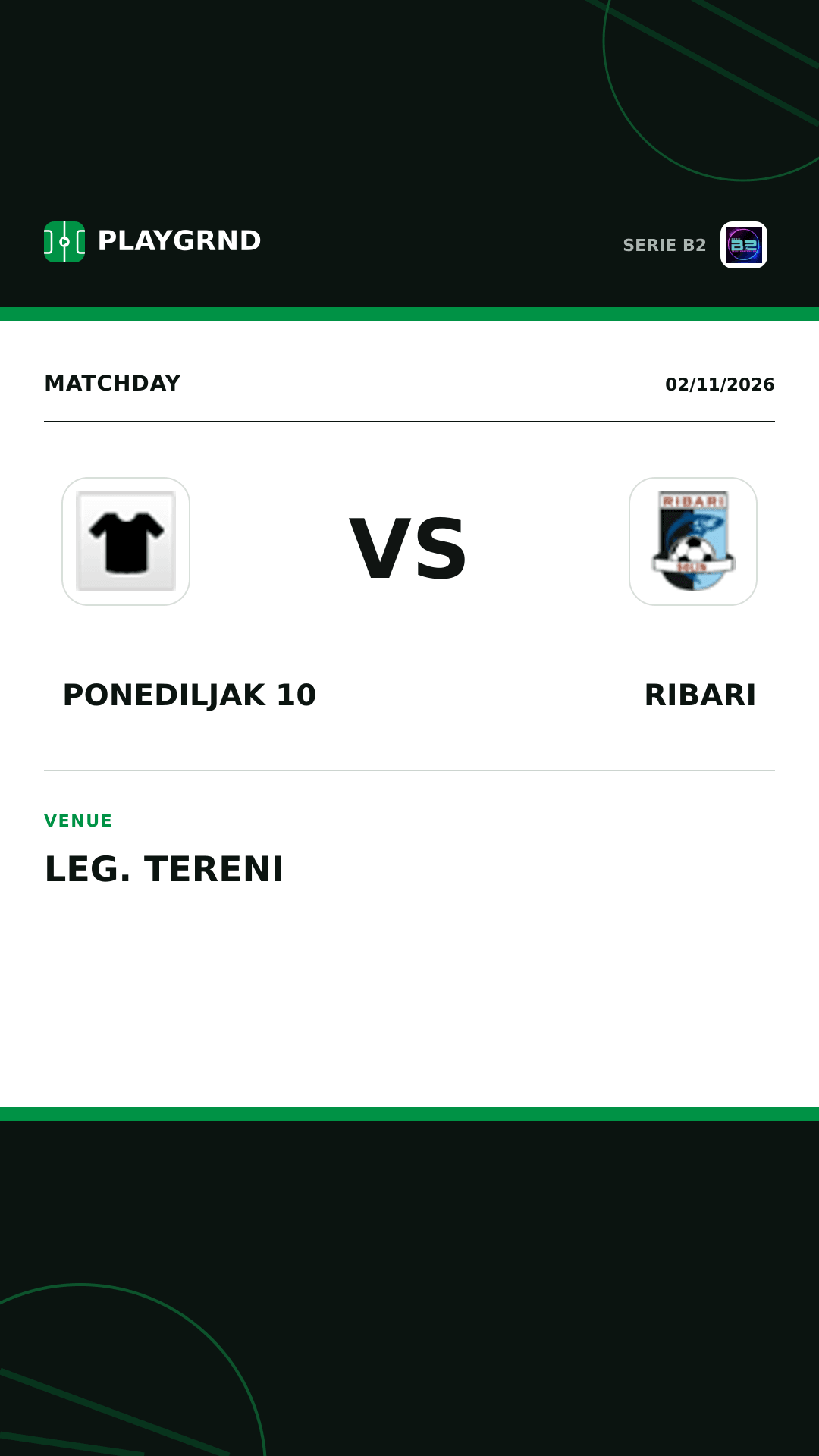 Instagram artwork: Ponediljak 10 vs Ribari