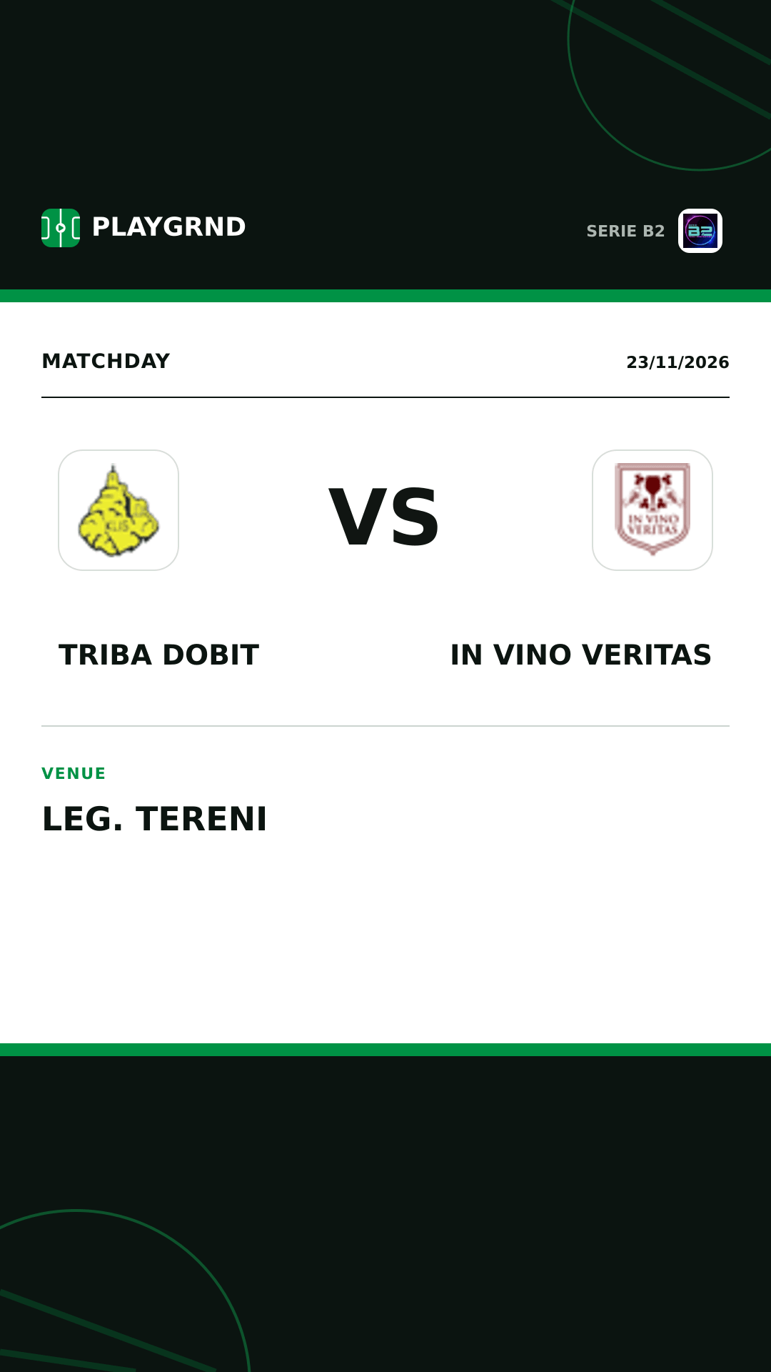 Instagram artwork: Triba Dobit vs IN Vino Veritas