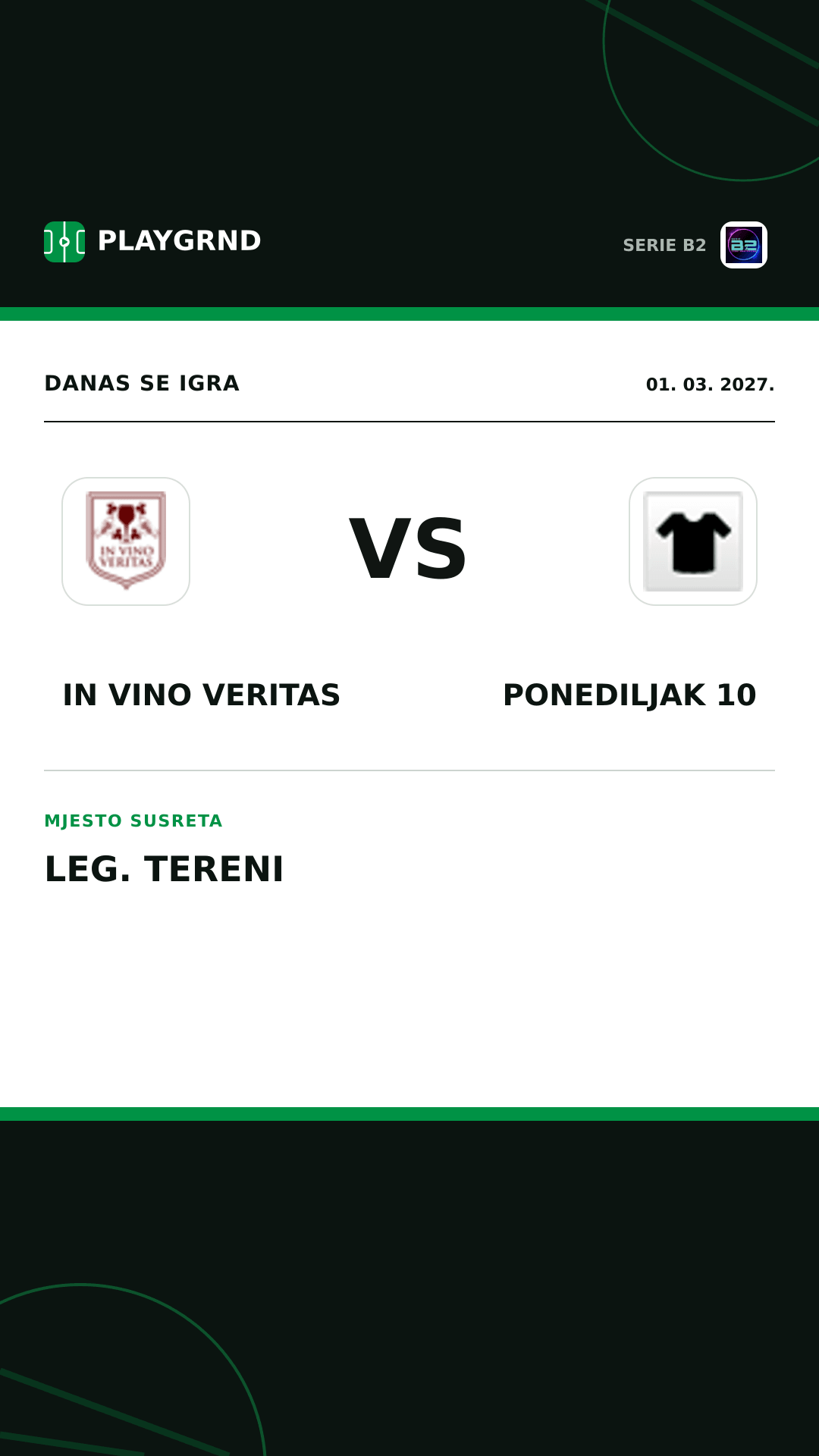 Instagram slika: IN Vino Veritas vs Ponediljak 10