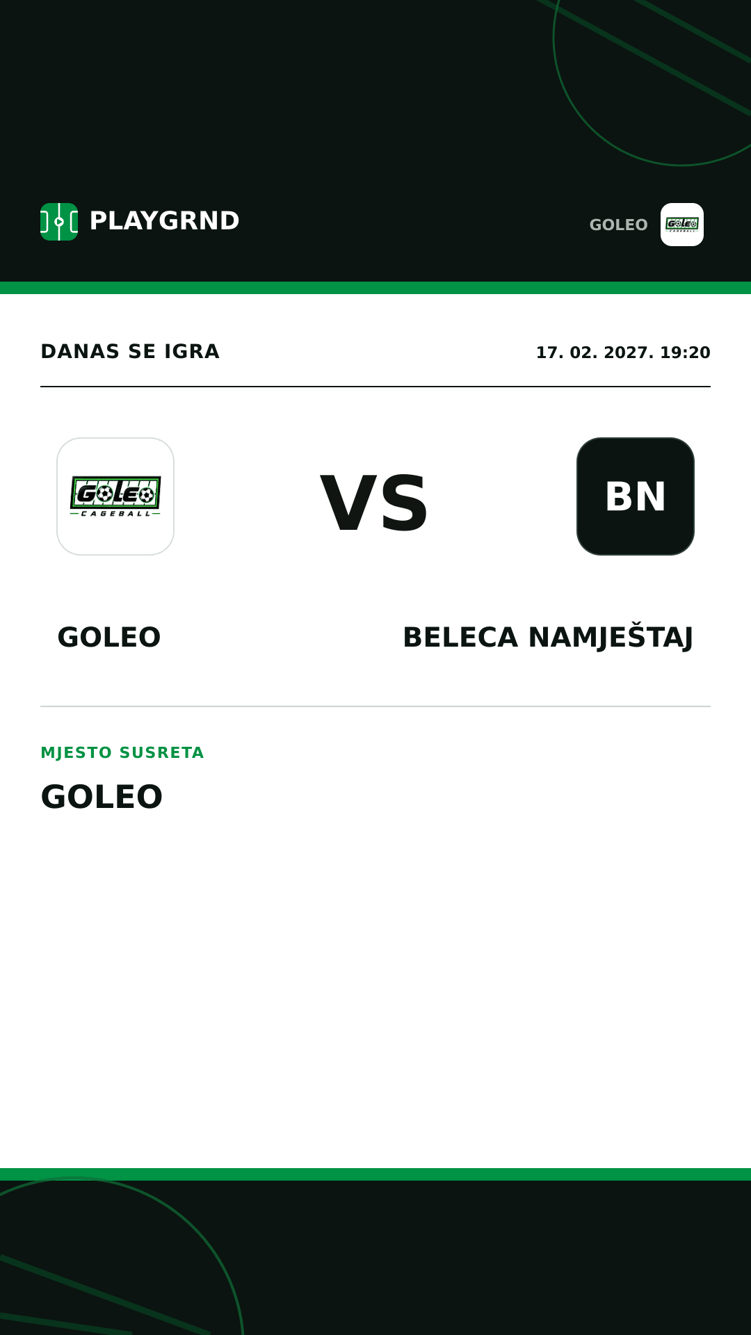 Instagram slika: Goleo vs Beleca namještaj