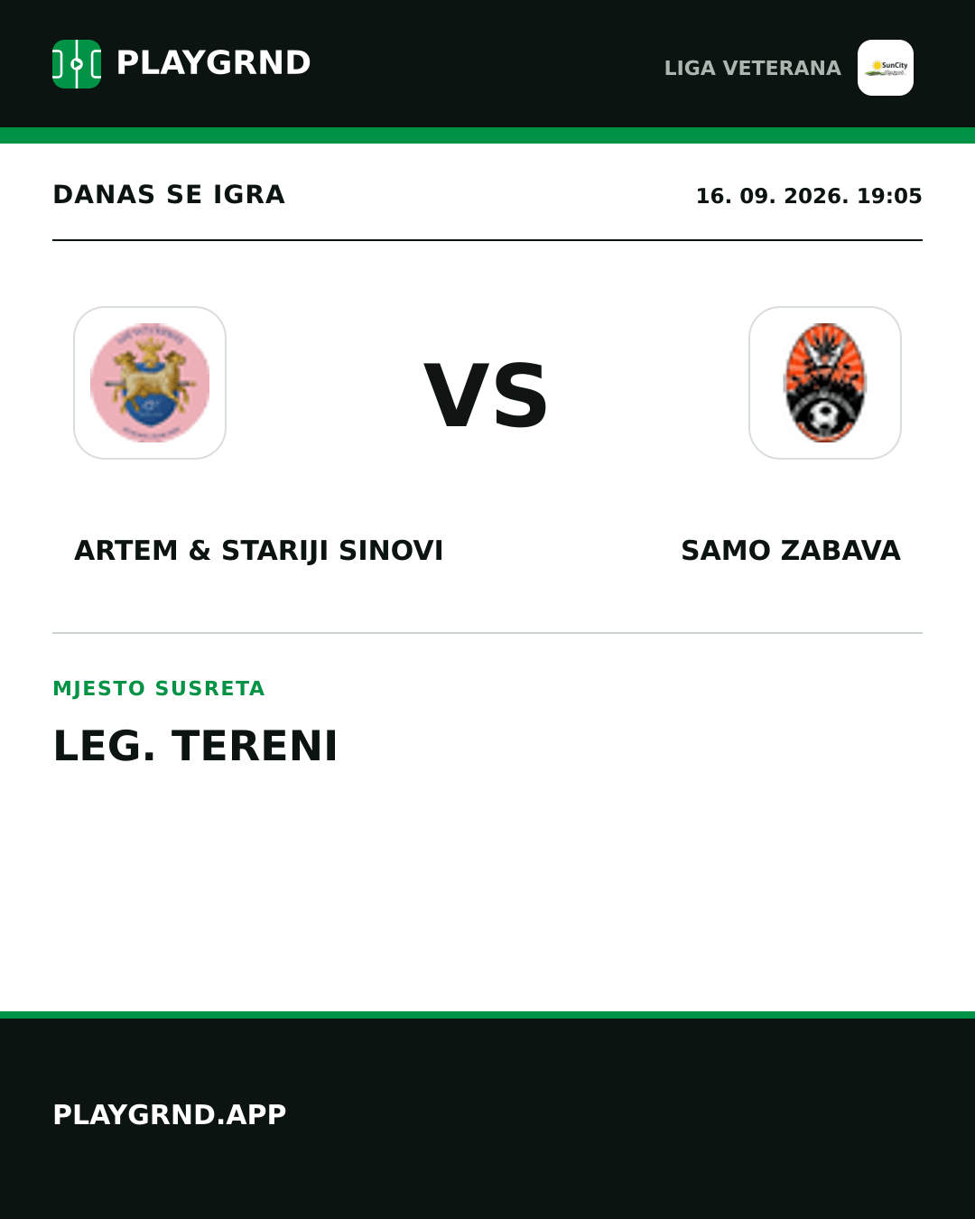 Instagram slika: Artem & Stariji Sinovi vs Samo Zabava