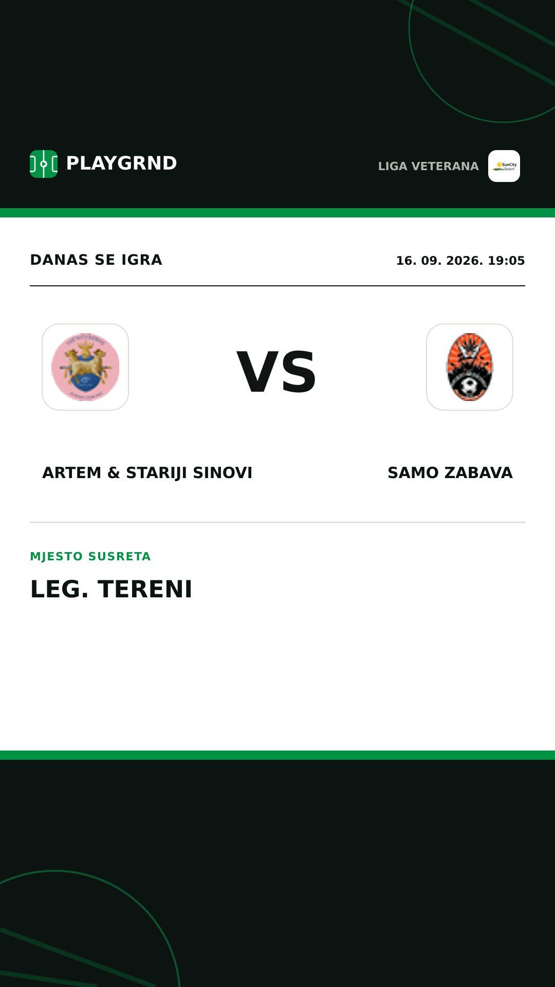 Instagram slika: Artem & Stariji Sinovi vs Samo Zabava