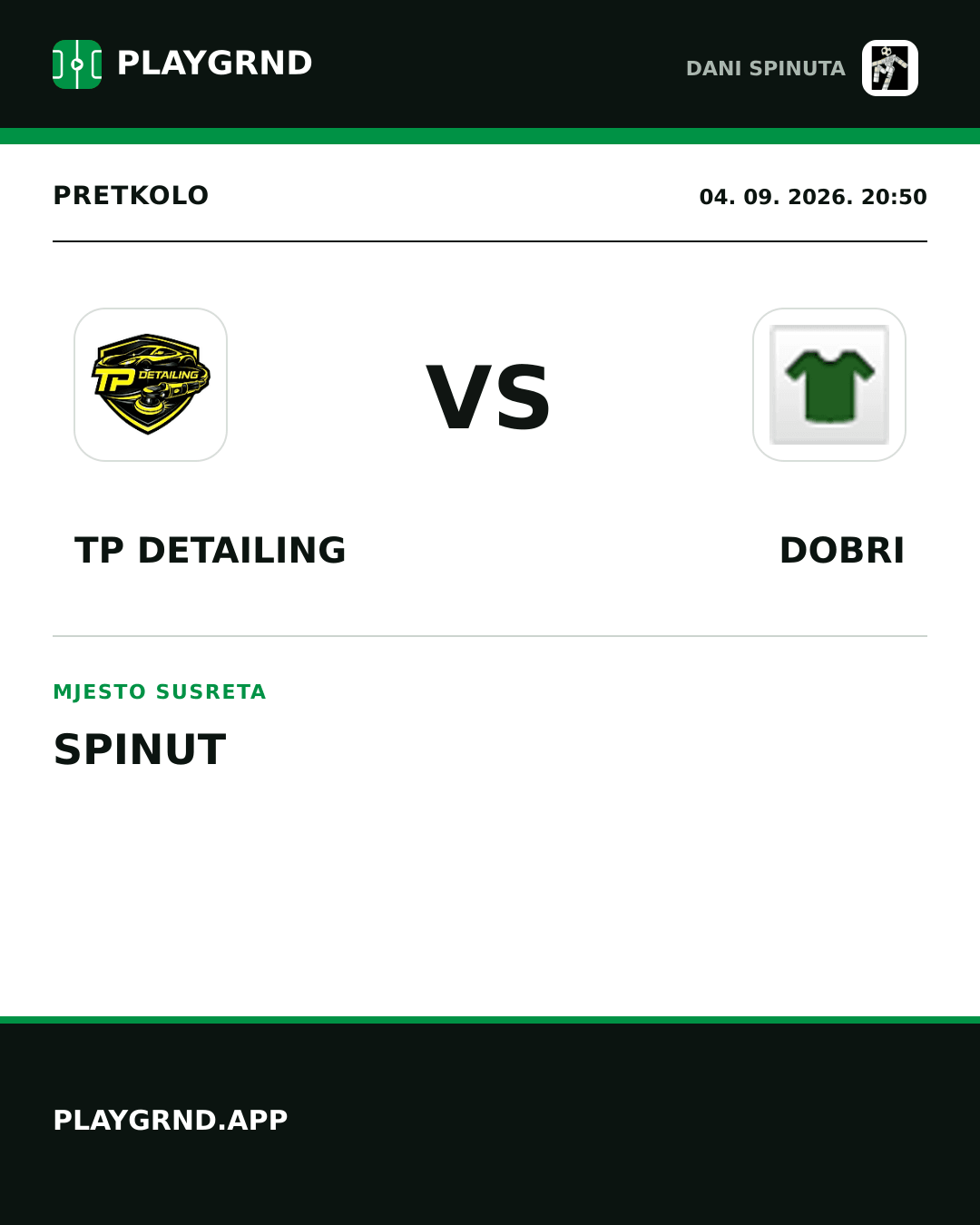 Instagram slika: TP Detailing vs Dobri