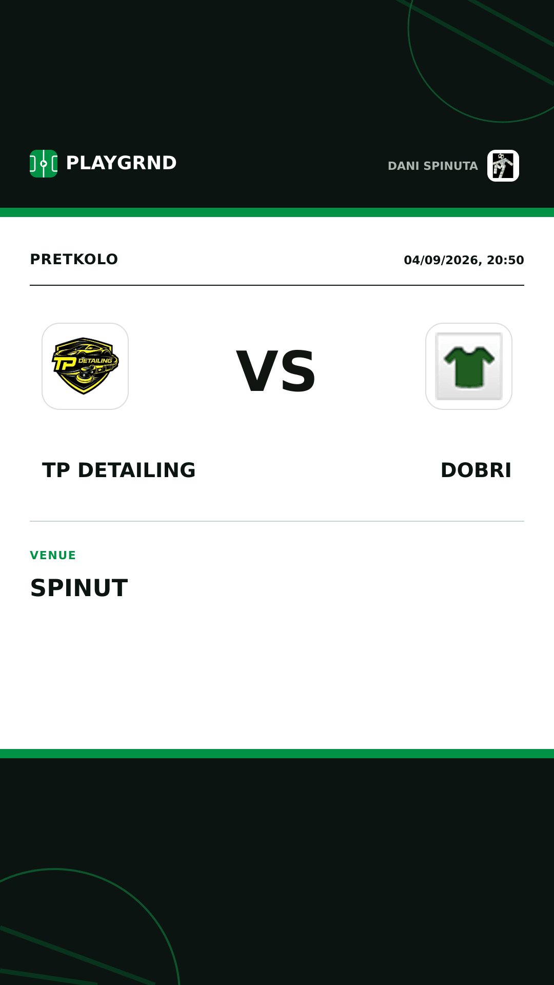 Instagram artwork: TP Detailing vs Dobri