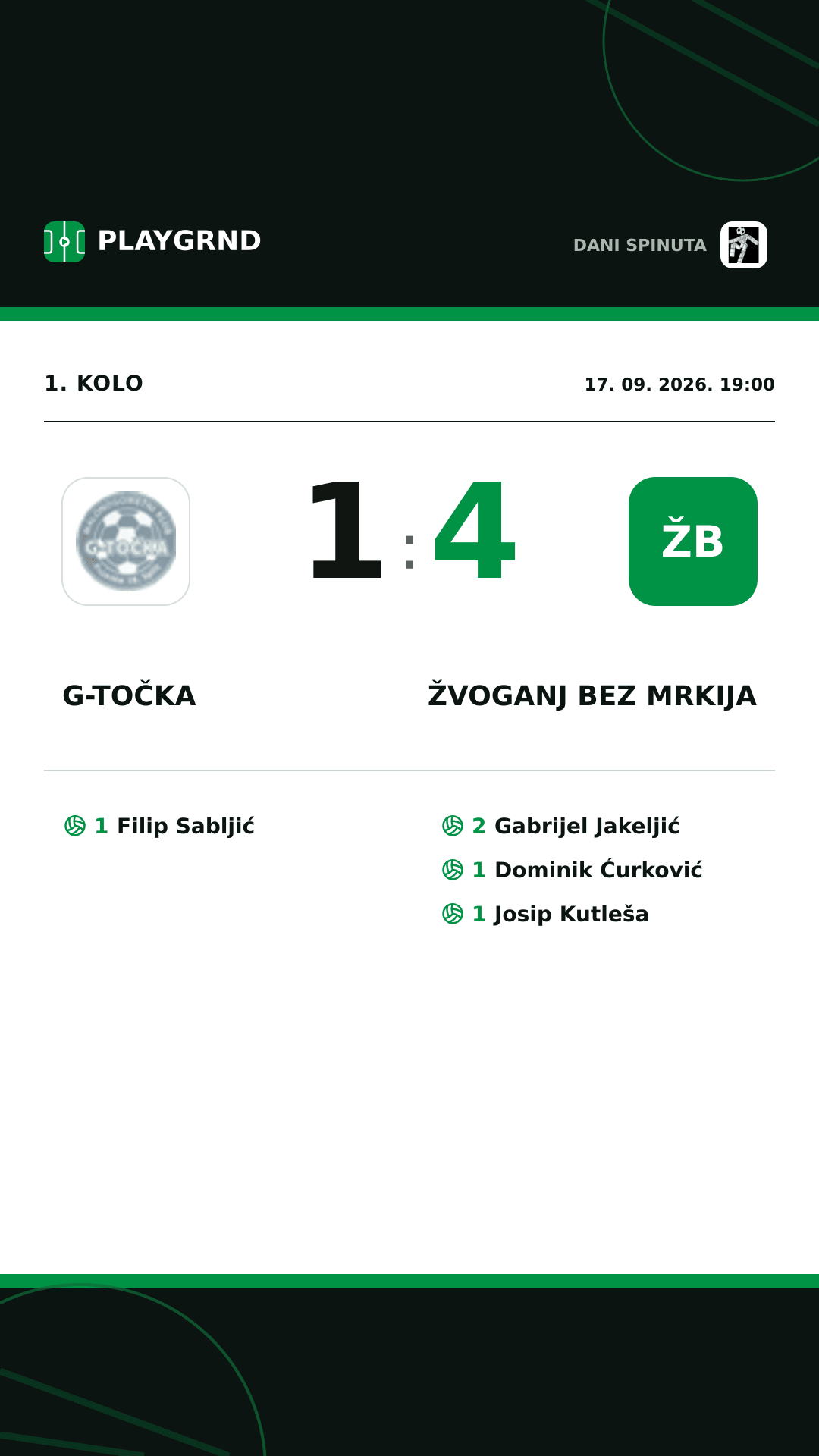 Instagram slika: G-Točka 1:4 Žvoganj bez Mrkija