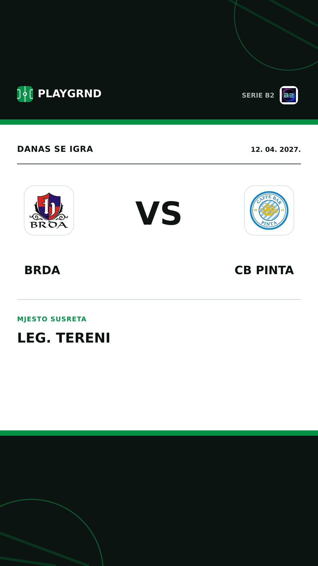 Instagram slika: Brda vs CB Pinta
