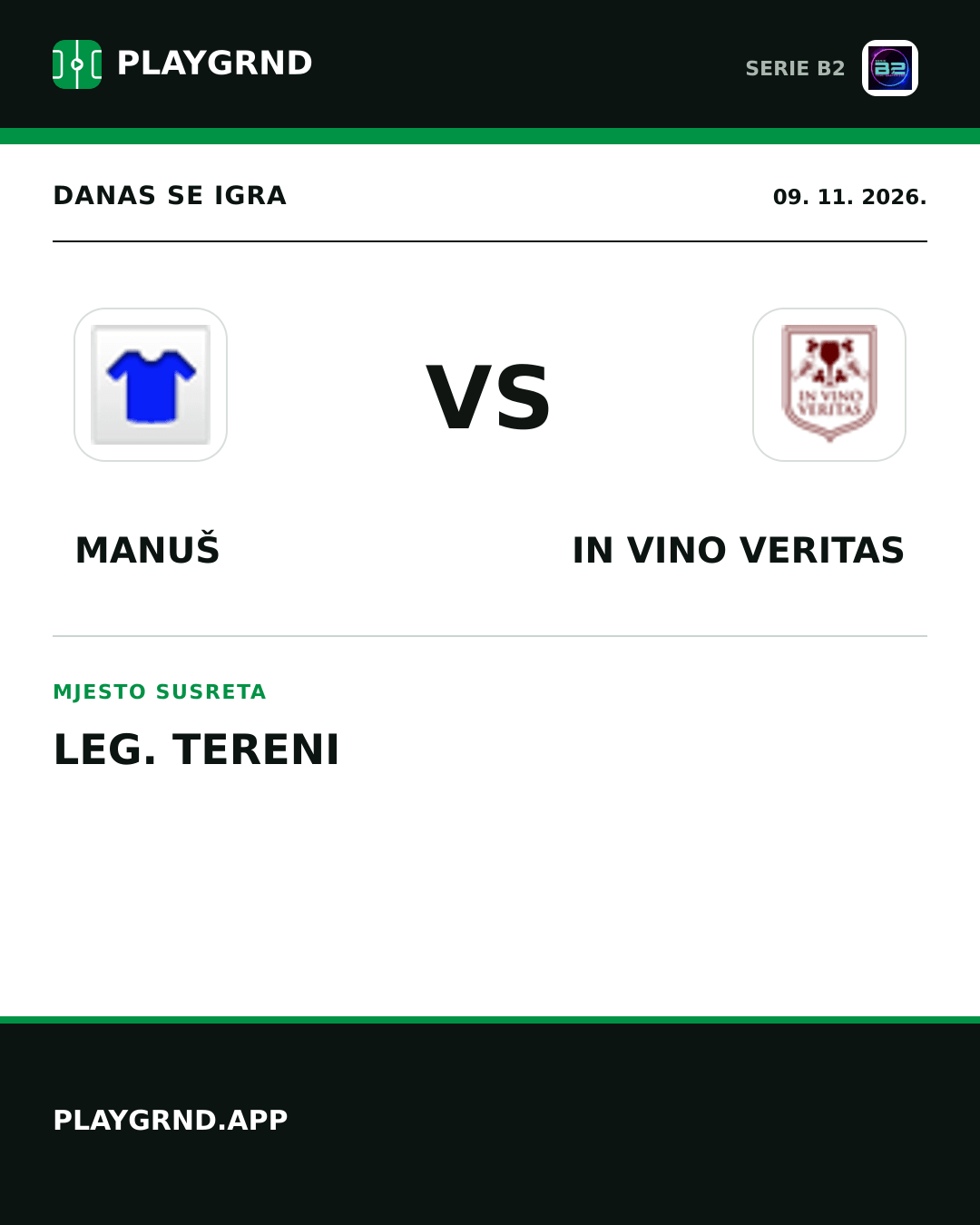 Instagram slika: Manuš vs IN Vino Veritas