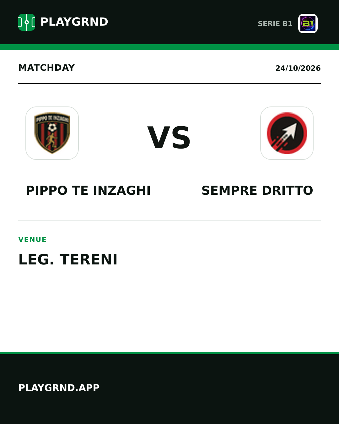 Instagram artwork: Pippo TE Inzaghi vs Sempre Dritto