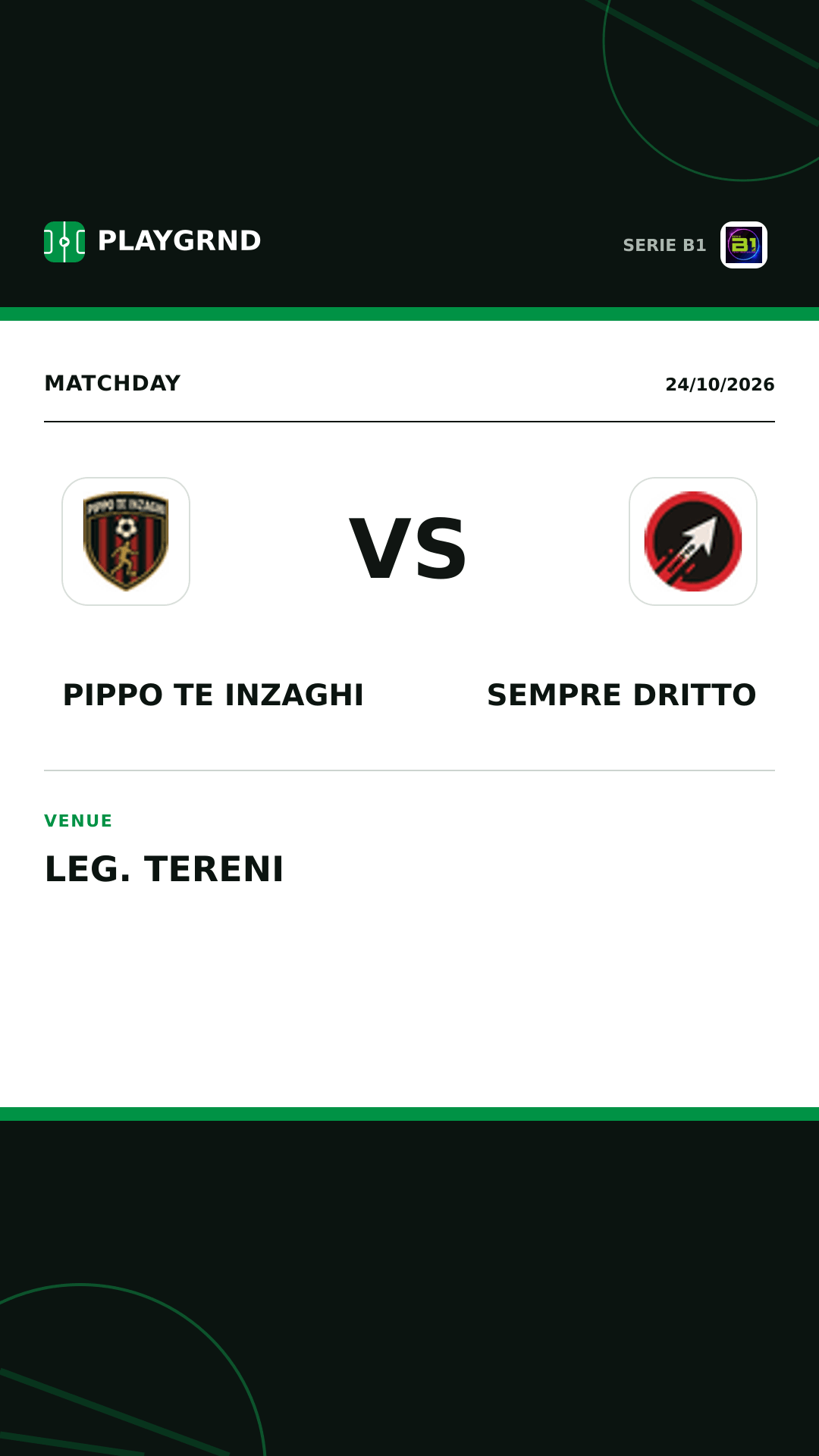 Instagram artwork: Pippo TE Inzaghi vs Sempre Dritto