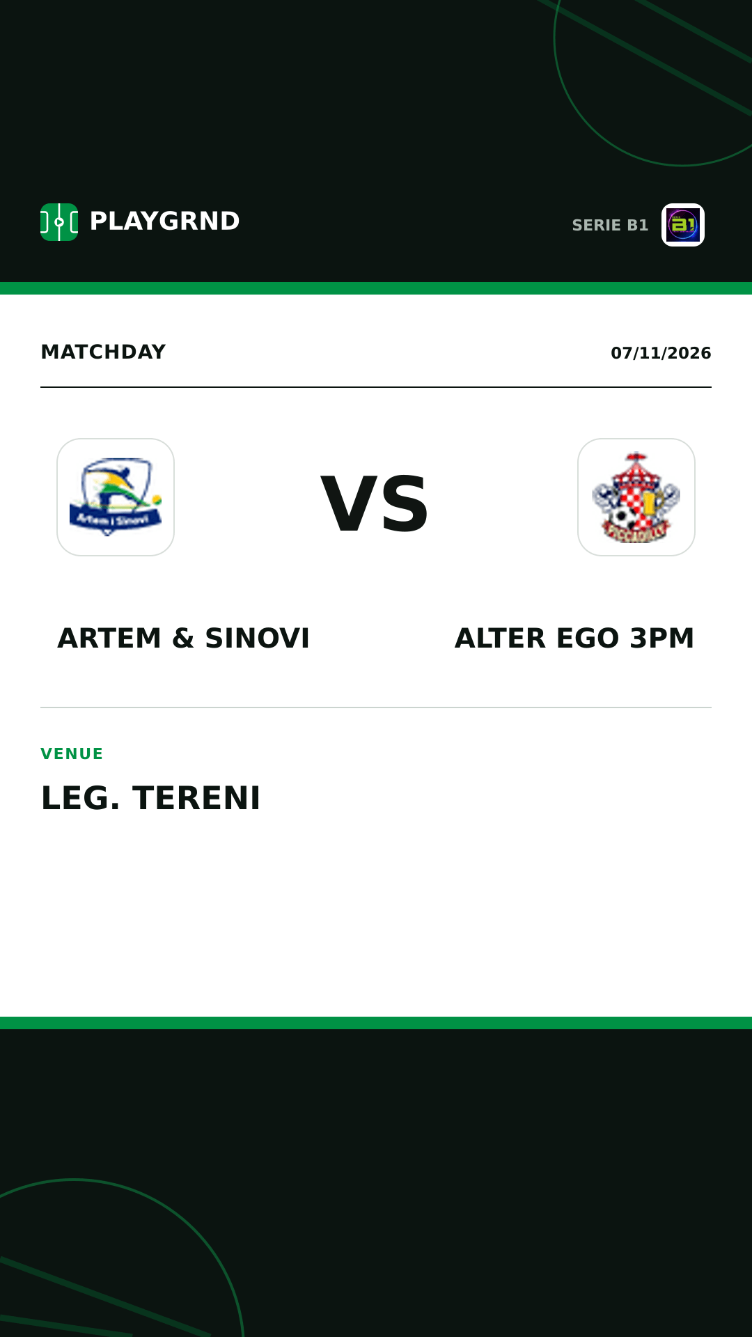 Instagram artwork: Artem & Sinovi vs Alter Ego 3PM