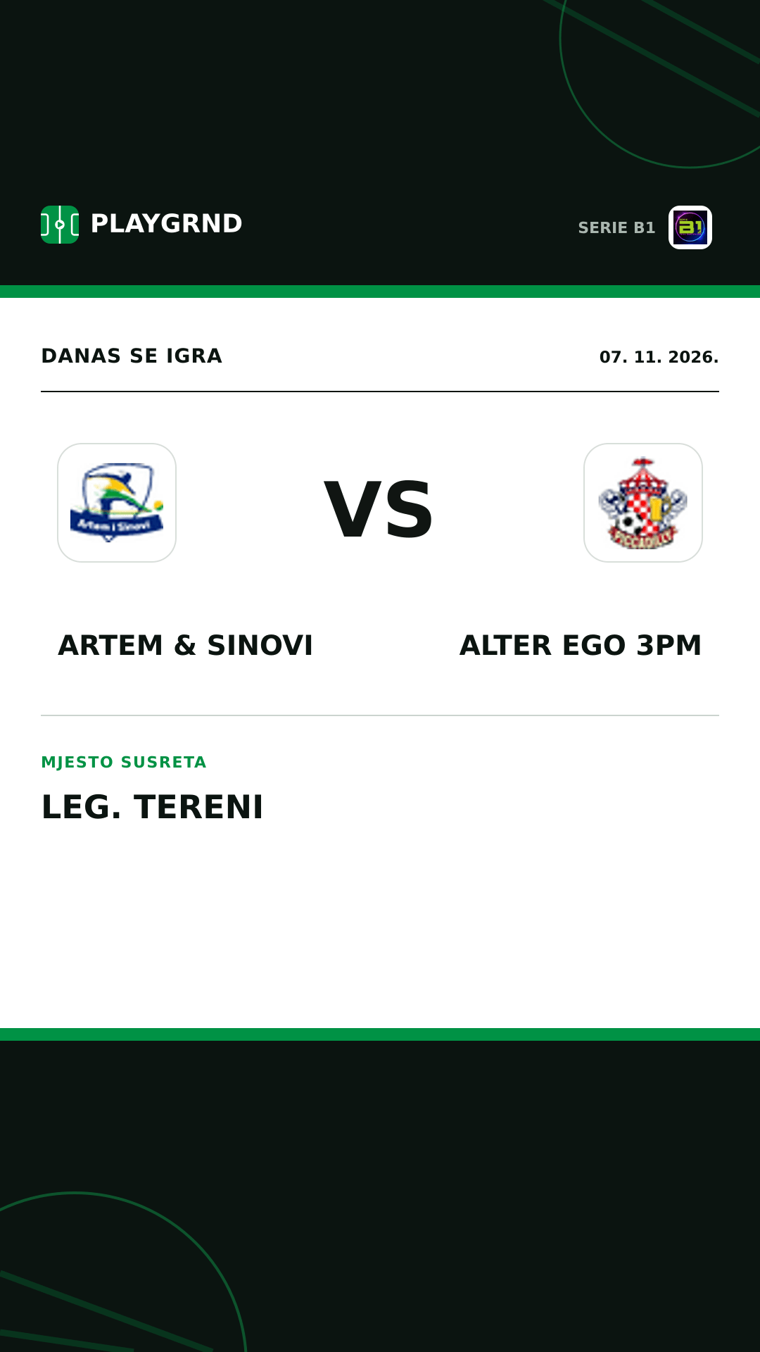 Instagram slika: Artem & Sinovi vs Alter Ego 3PM