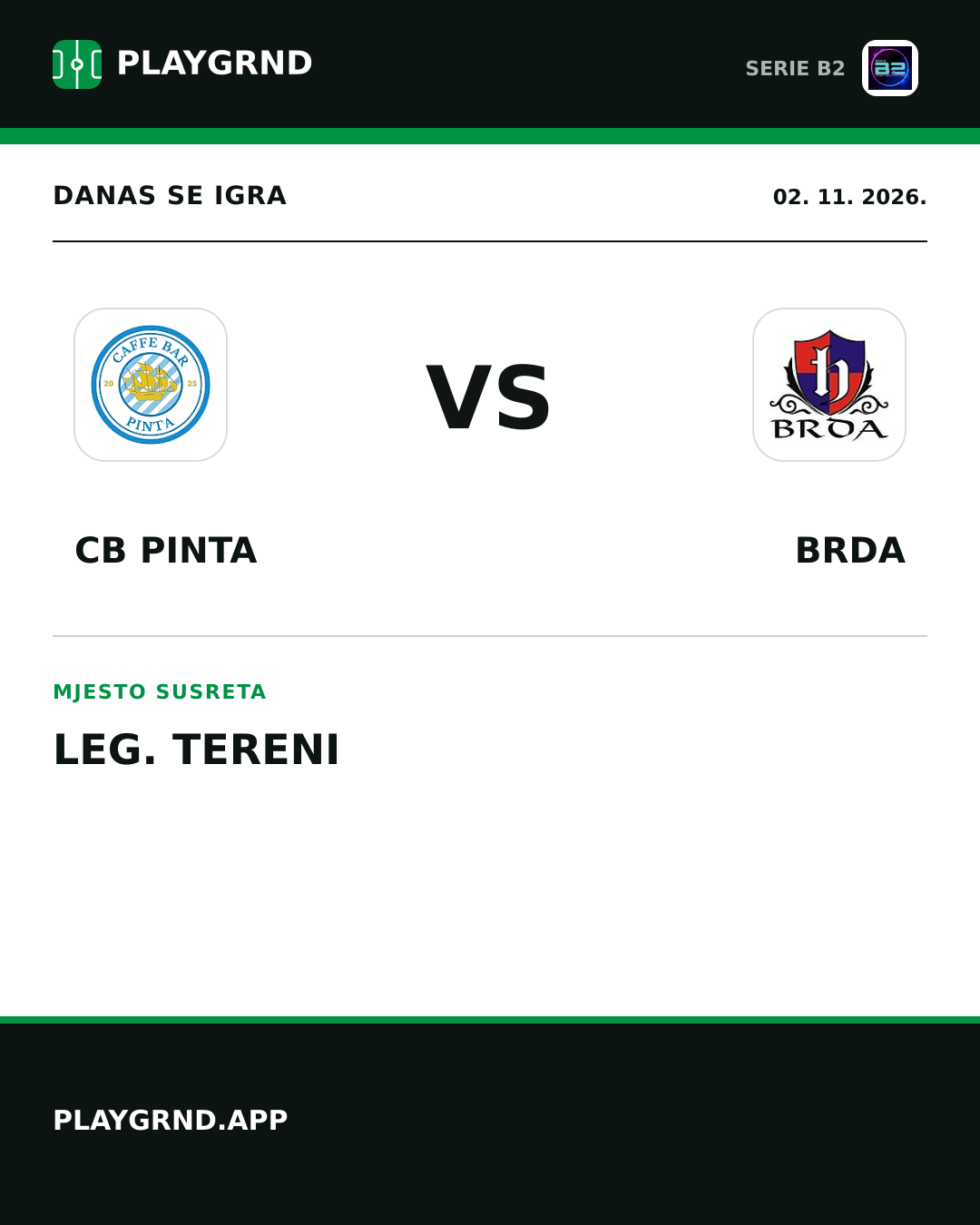 Instagram slika: CB Pinta vs Brda