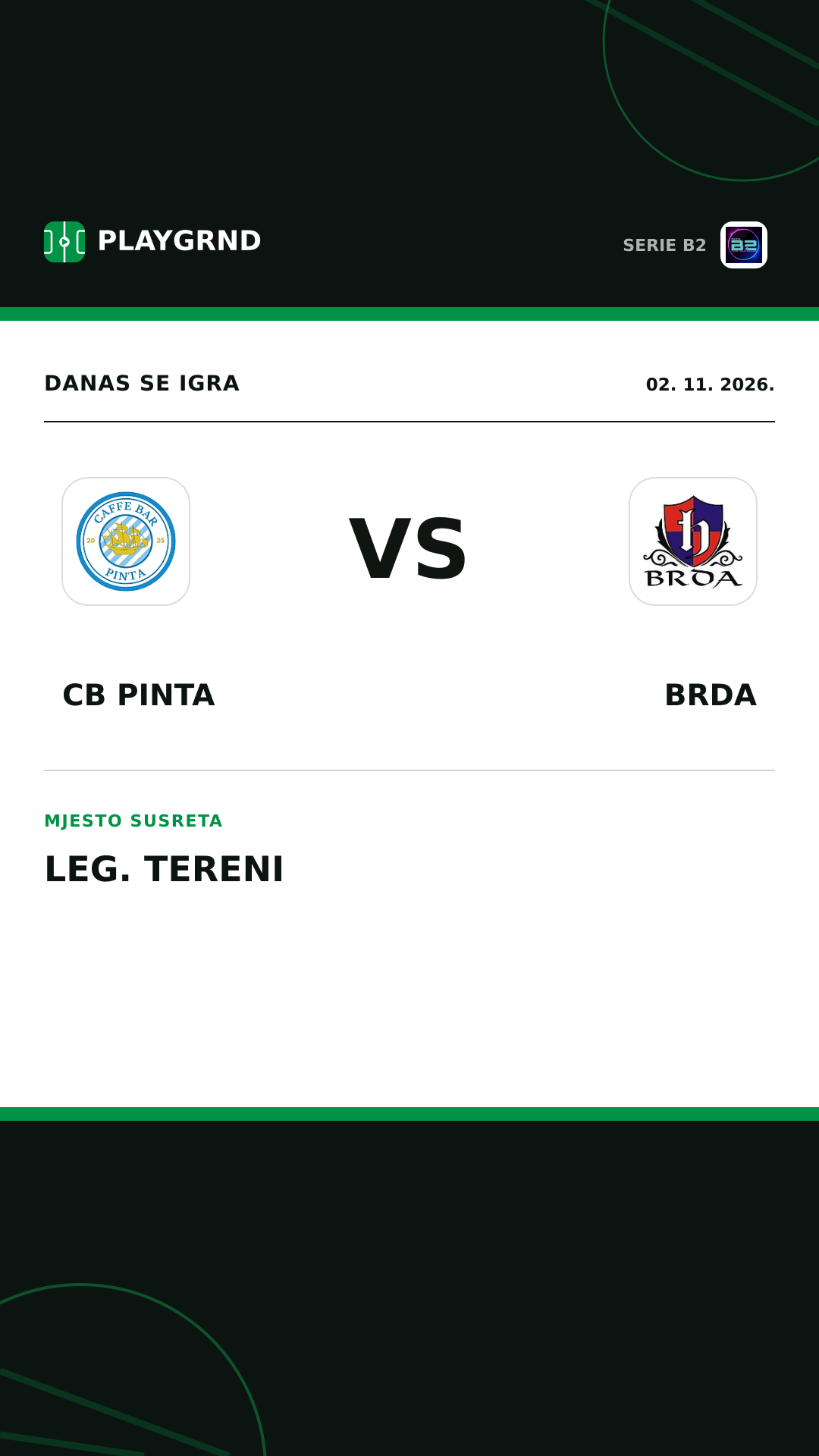 Instagram slika: CB Pinta vs Brda
