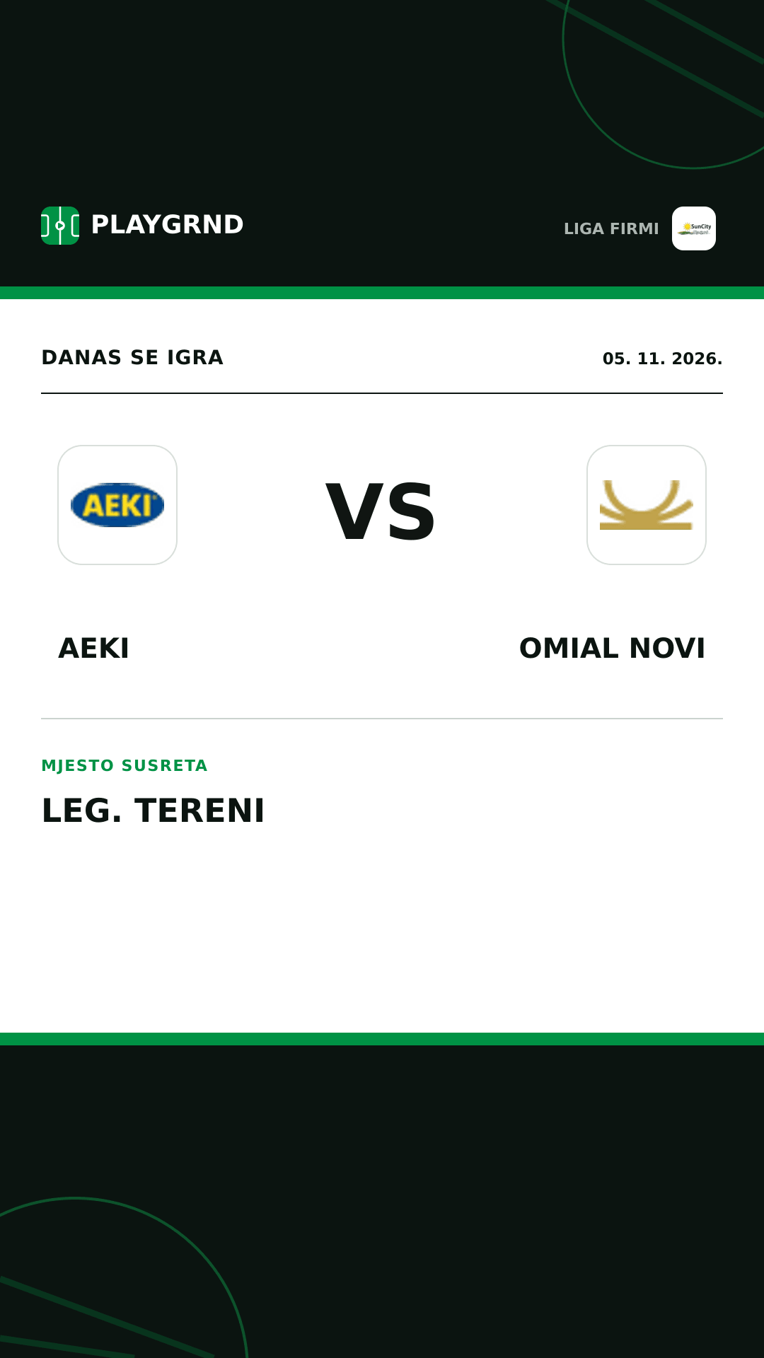 Instagram slika: AEKI vs Omial Novi