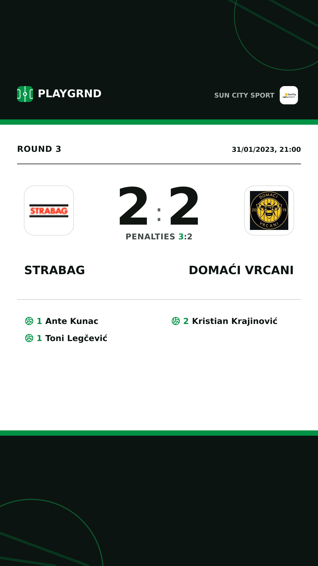 Instagram artwork: Strabag 2:2 Domaći Vrcani
