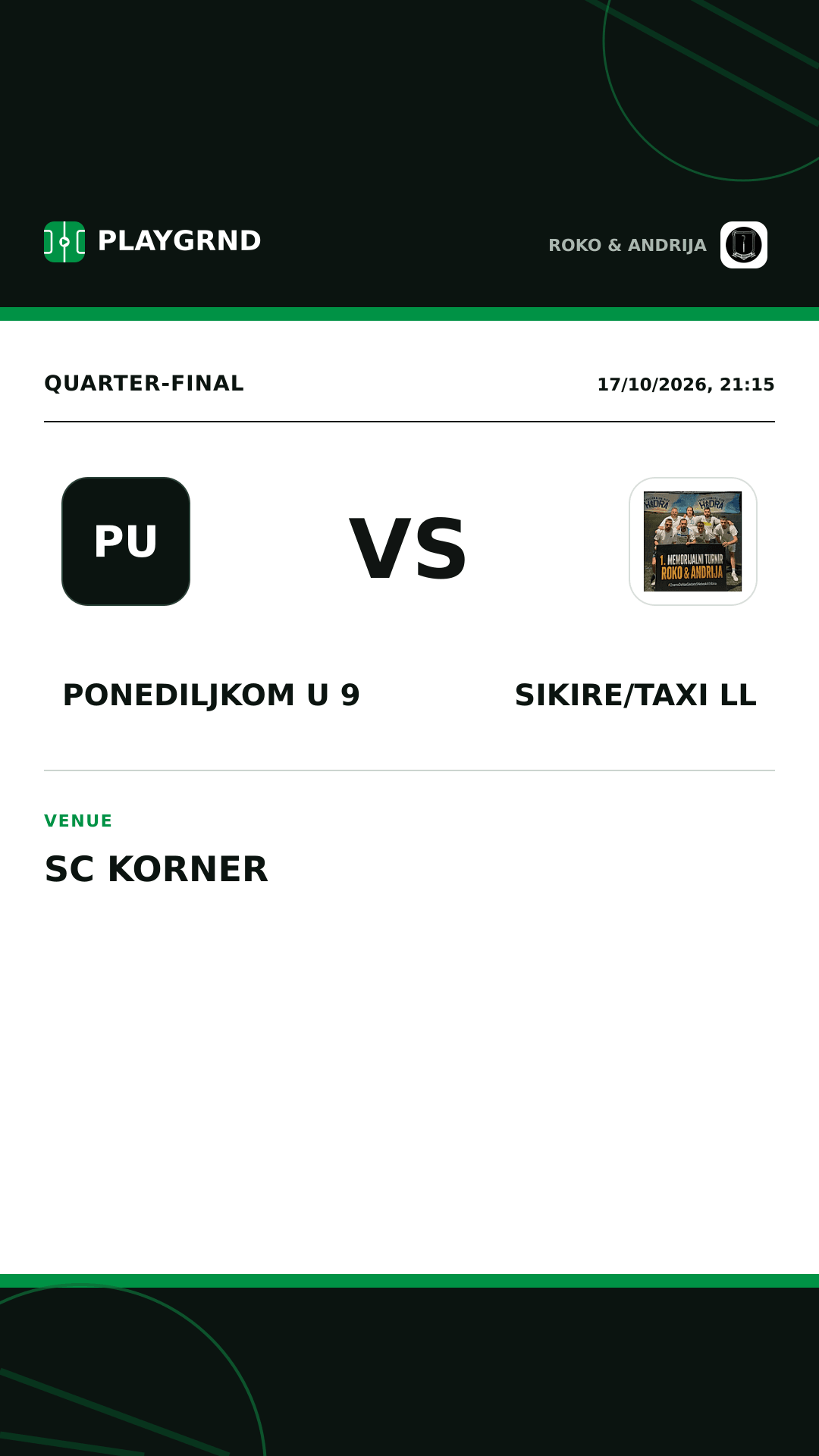Instagram artwork: Ponediljkom u 9 vs Sikire/Taxi LL