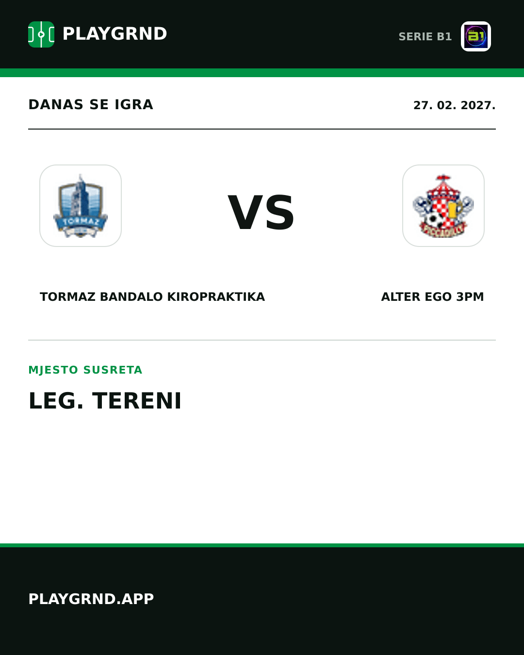 Instagram slika: Tormaz Bandalo Kiropraktika vs Alter Ego 3PM
