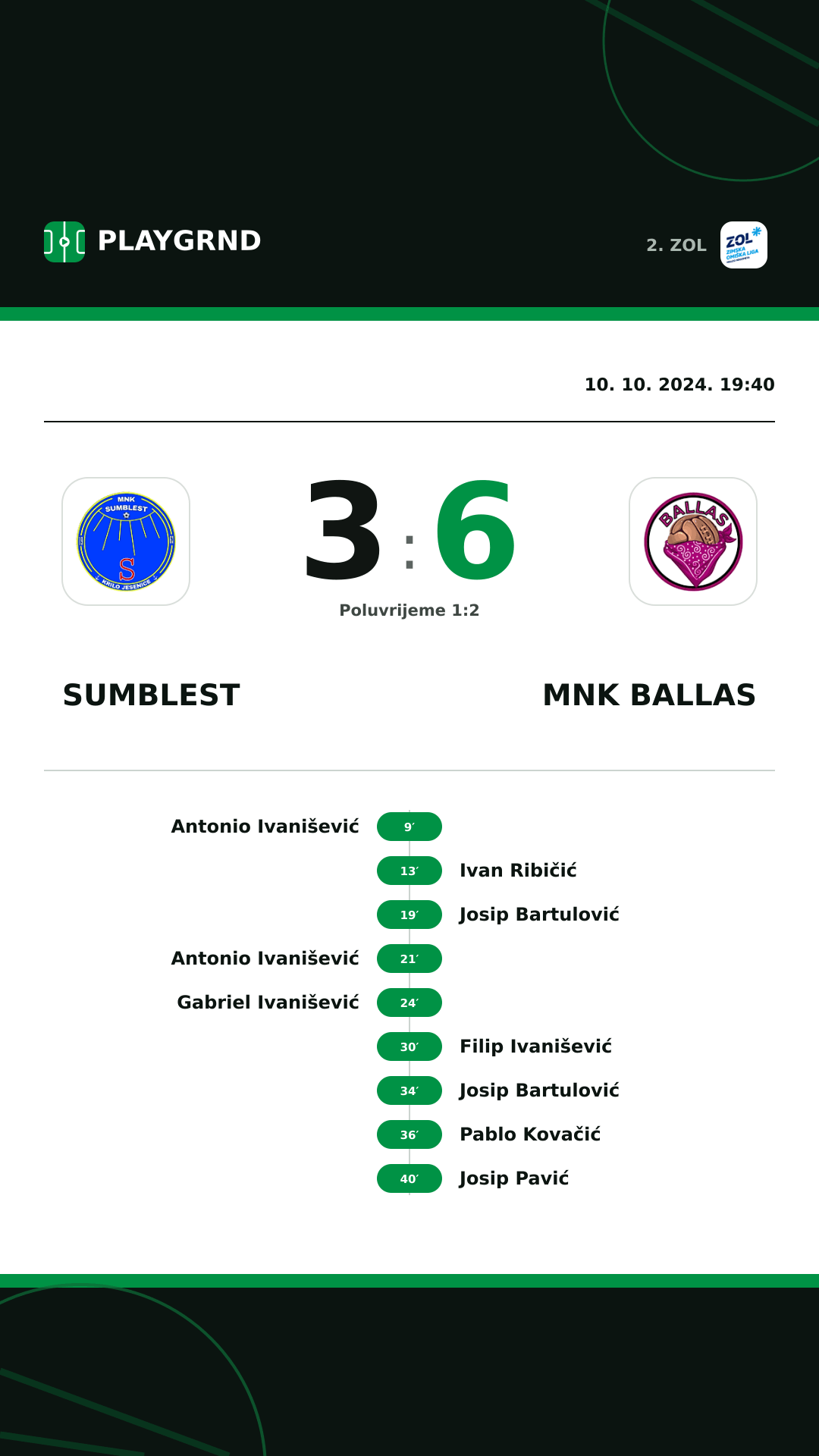 Instagram slika: Sumblest 3:6 MNK Ballas