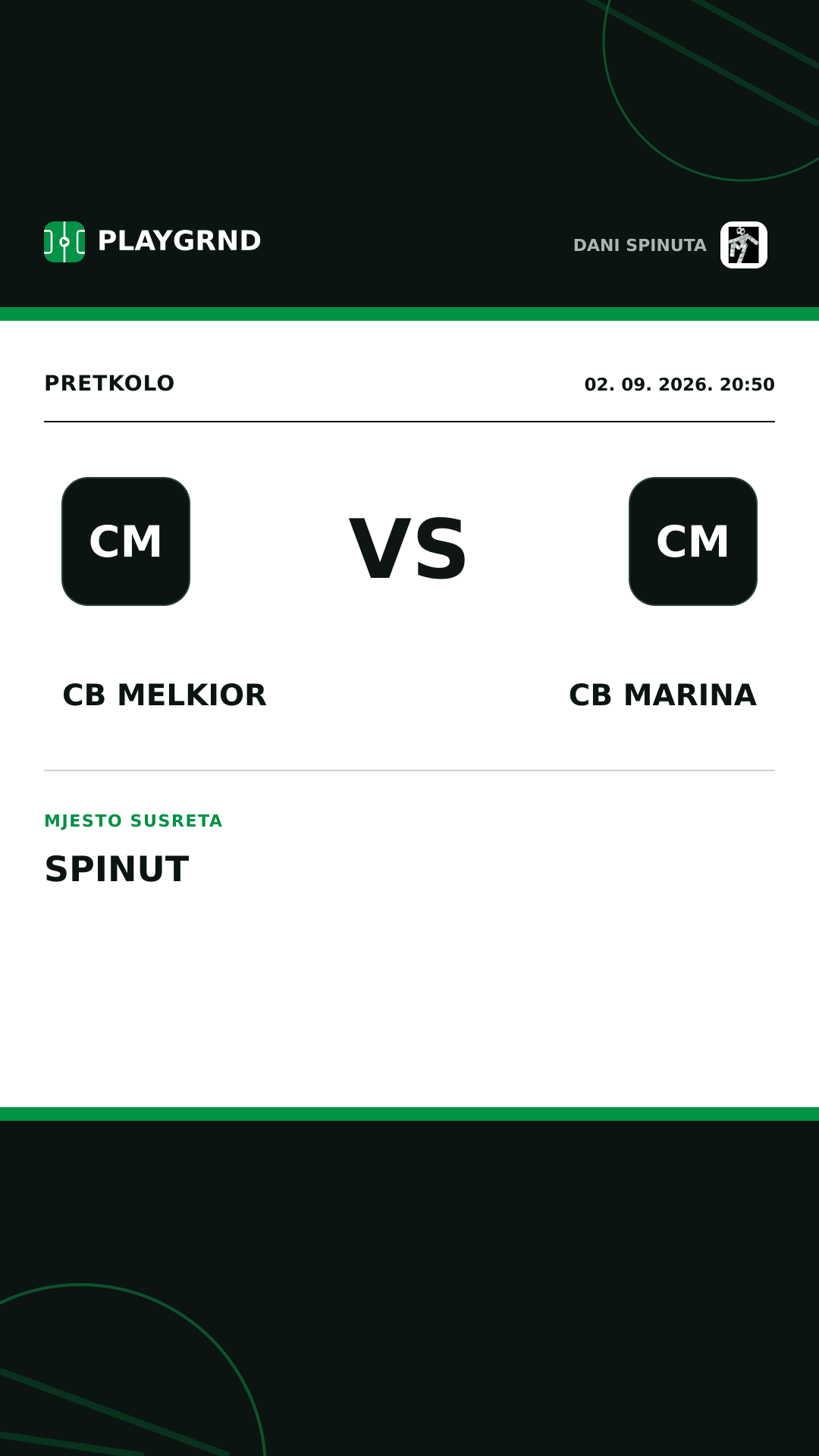 Instagram slika: CB Melkior vs CB Marina