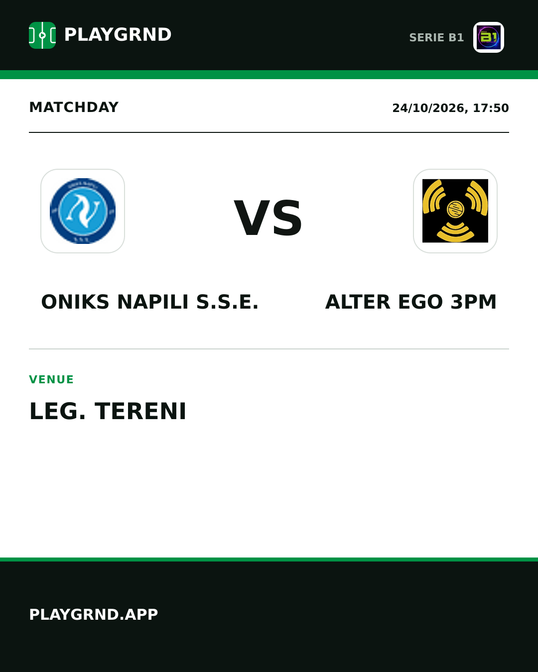 Instagram artwork: Oniks Napili S.S.E. vs Alter Ego 3PM