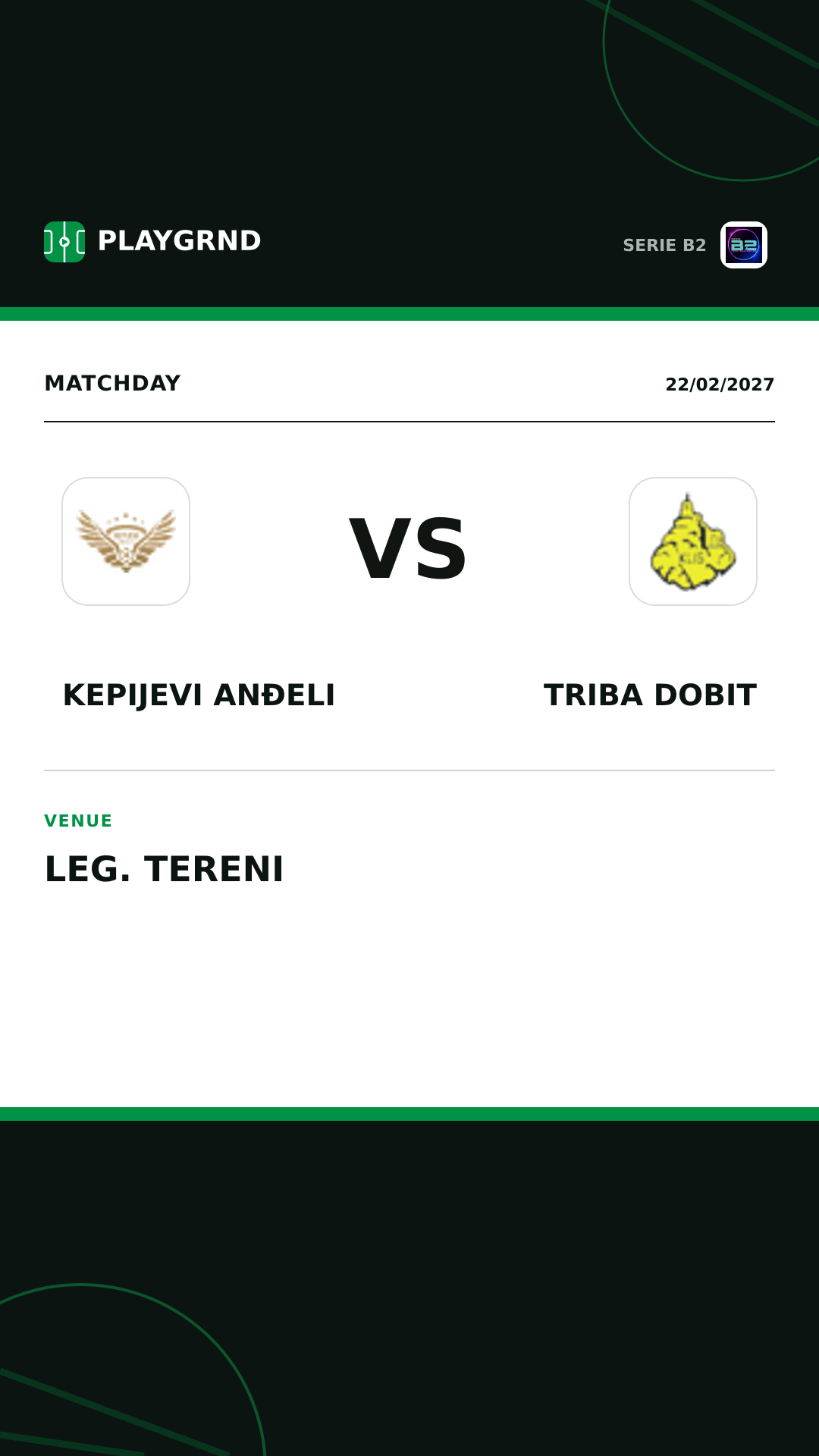 Instagram artwork: Kepijevi Anđeli vs Triba Dobit