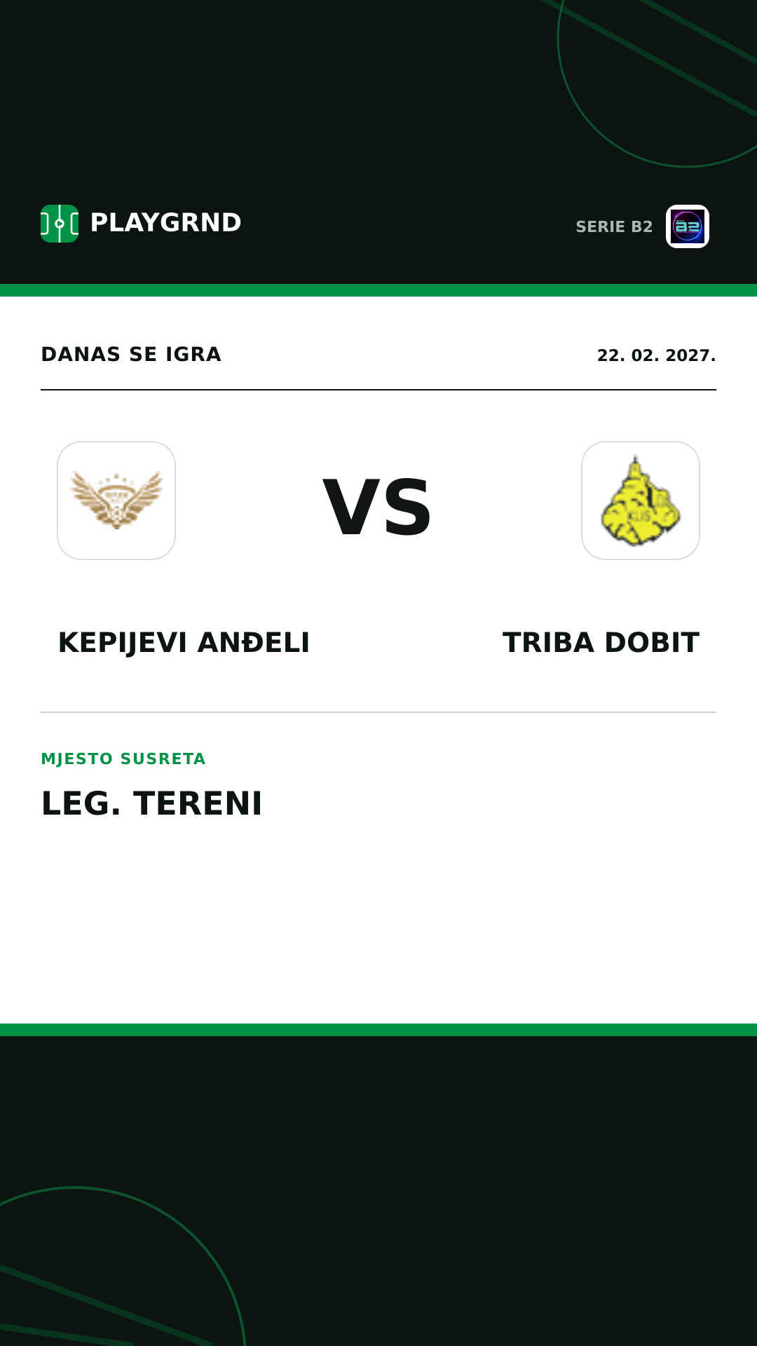 Instagram slika: Kepijevi Anđeli vs Triba Dobit