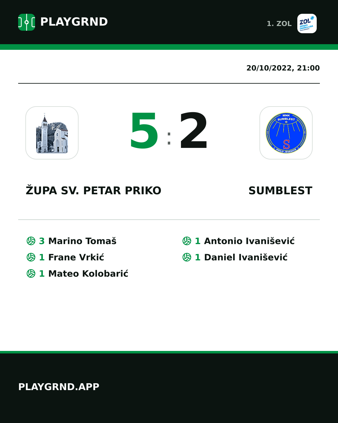 Instagram artwork: Župa Sv. Petar Priko 5:2 Sumblest