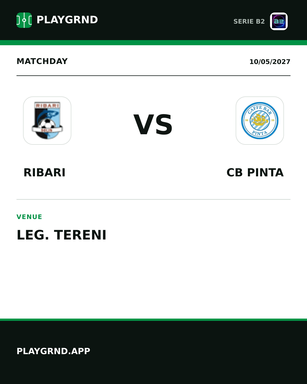 Instagram artwork: Ribari vs CB Pinta