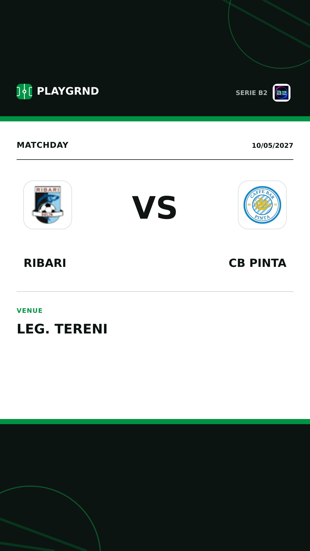 Instagram artwork: Ribari vs CB Pinta