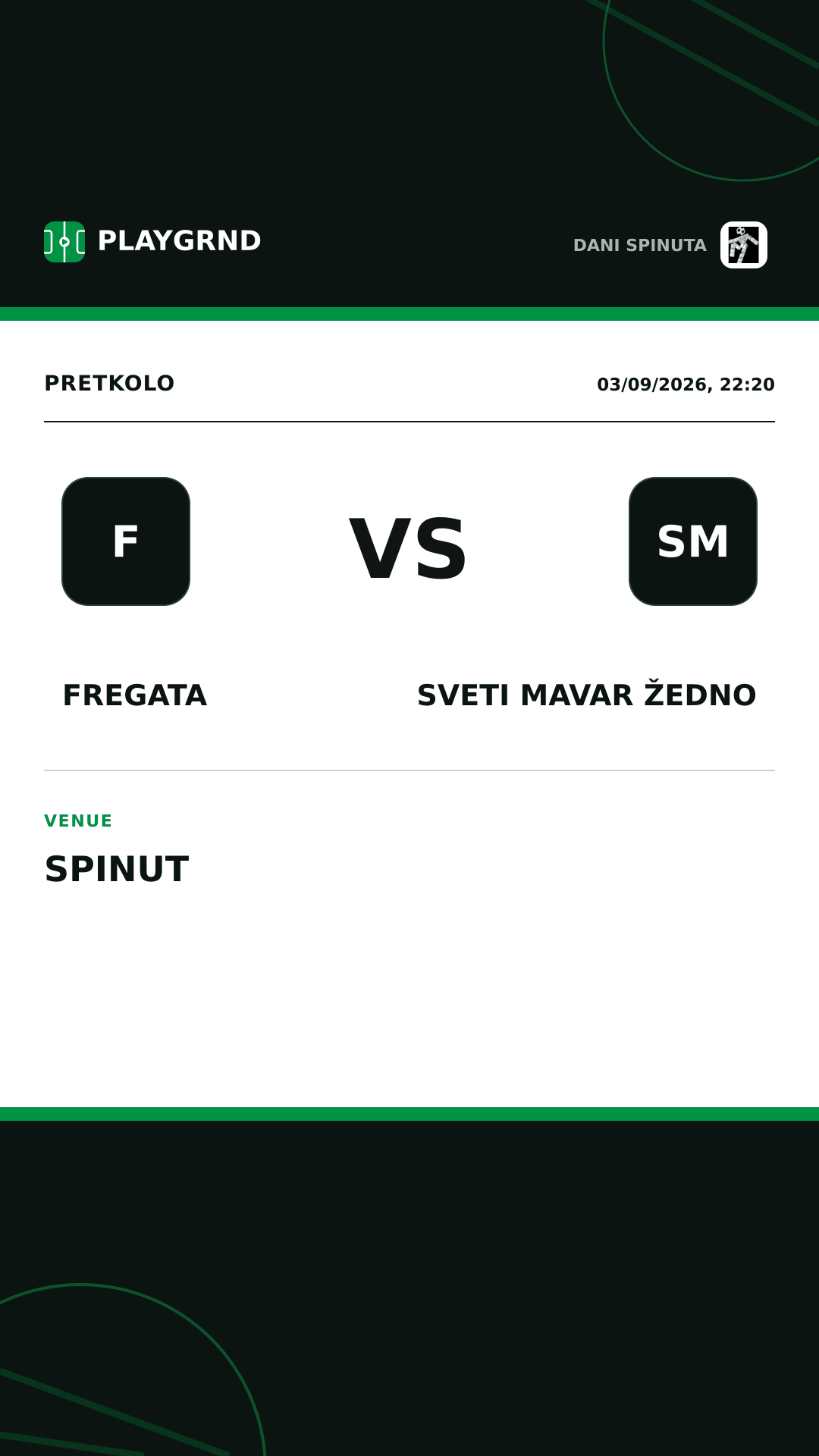 Instagram artwork: Fregata vs Sveti Mavar Žedno