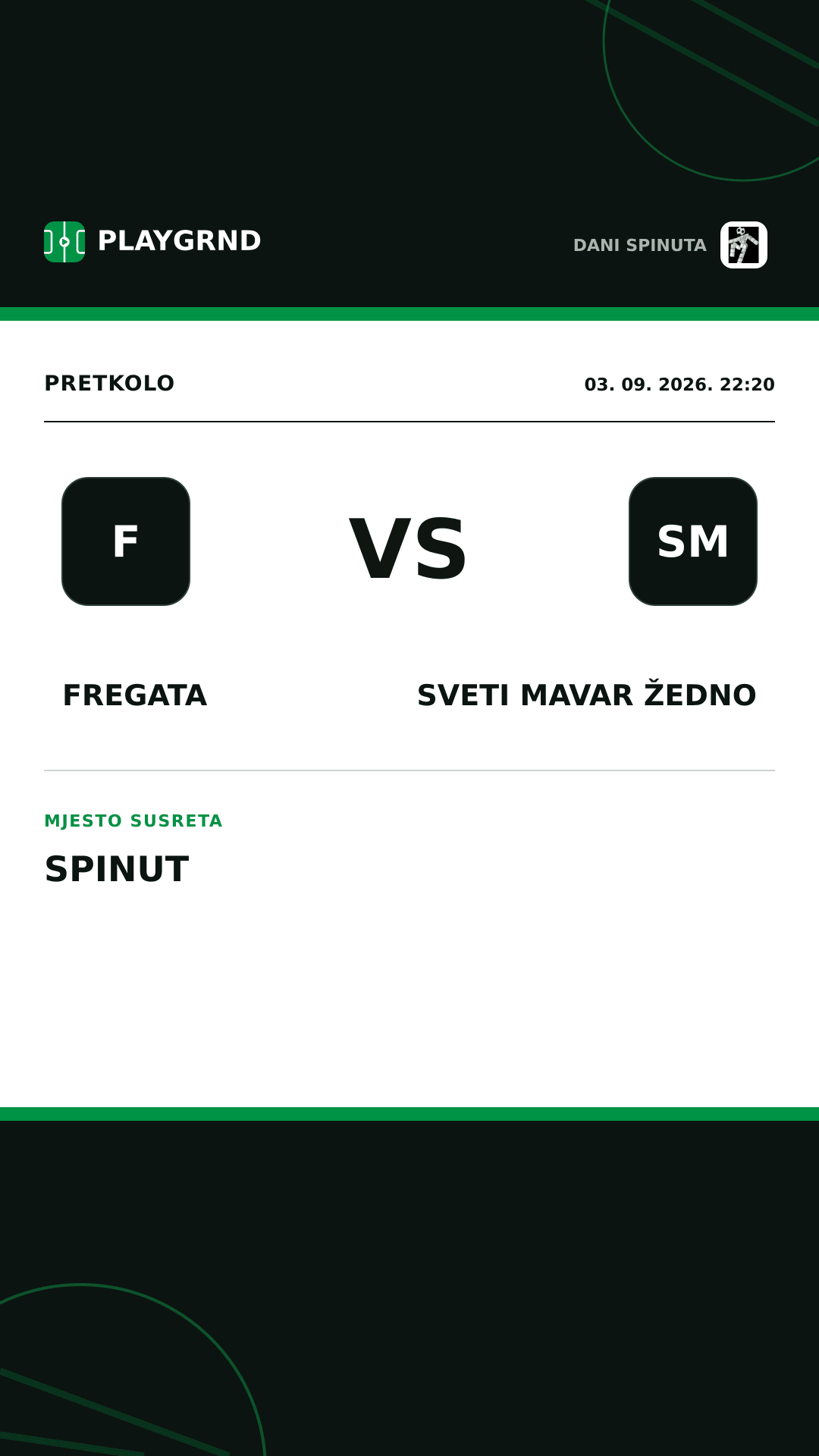 Instagram slika: Fregata vs Sveti Mavar Žedno