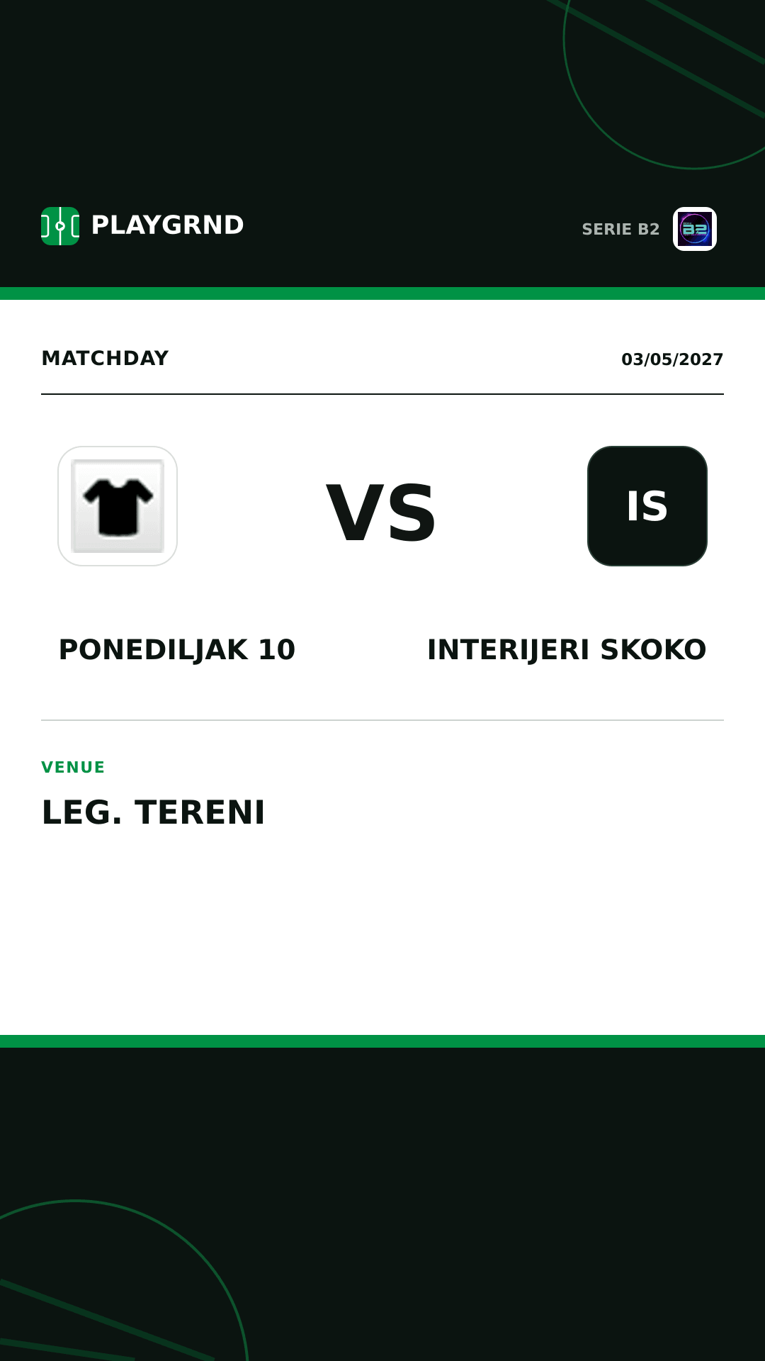Instagram artwork: Ponediljak 10 vs Interijeri Skoko