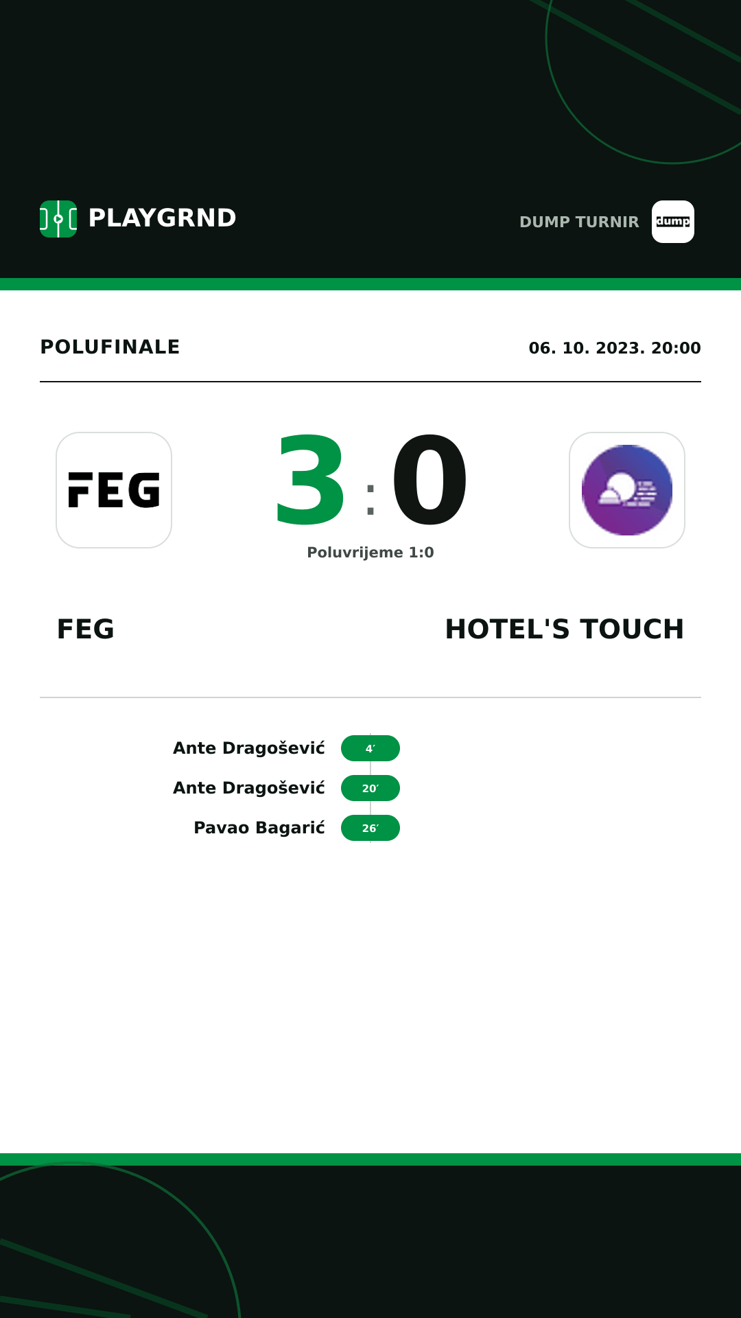 Instagram slika: FEG 3:0 Hotel's Touch