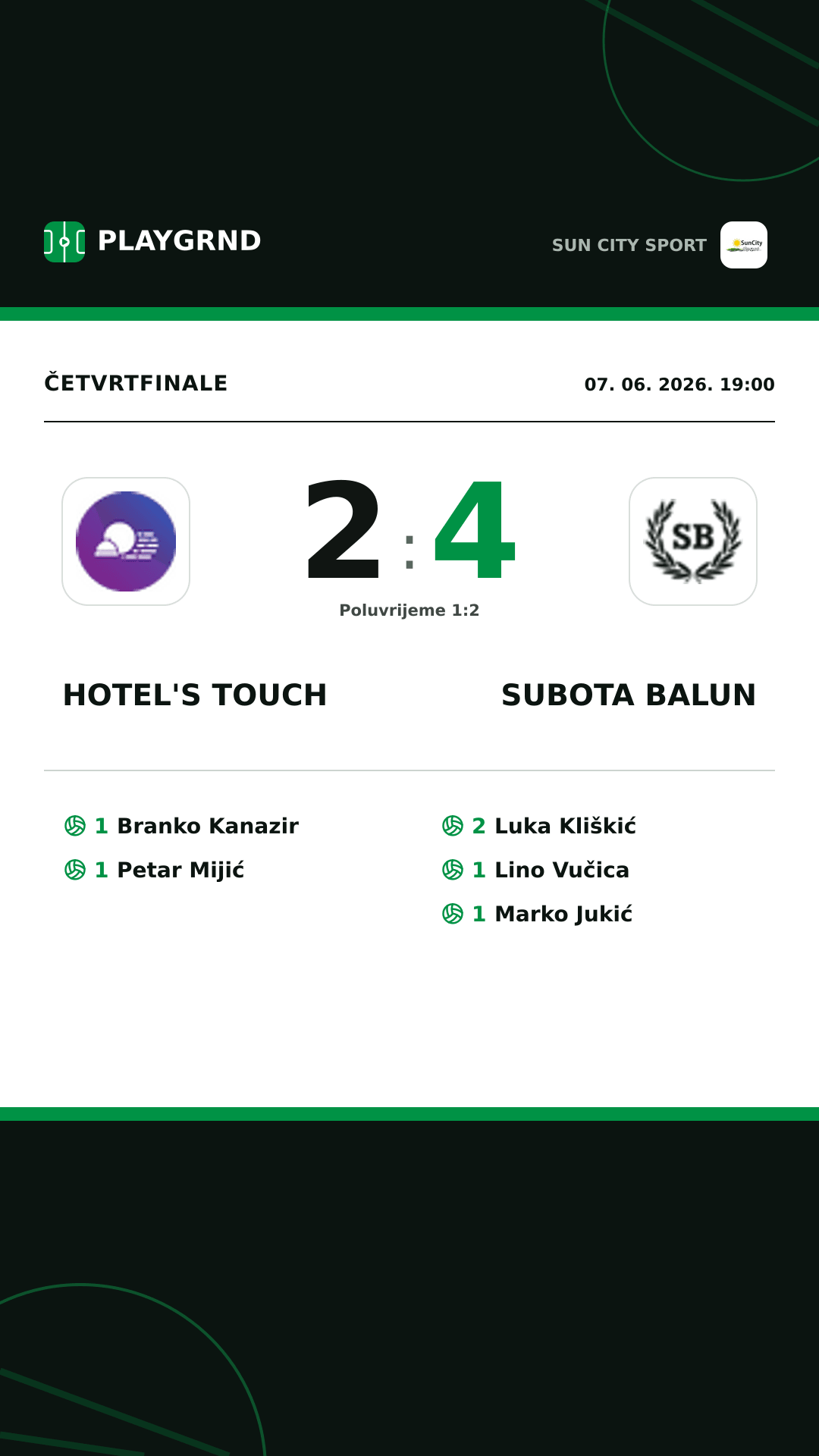 Instagram slika: Hotel's Touch 2:4 Subota Balun
