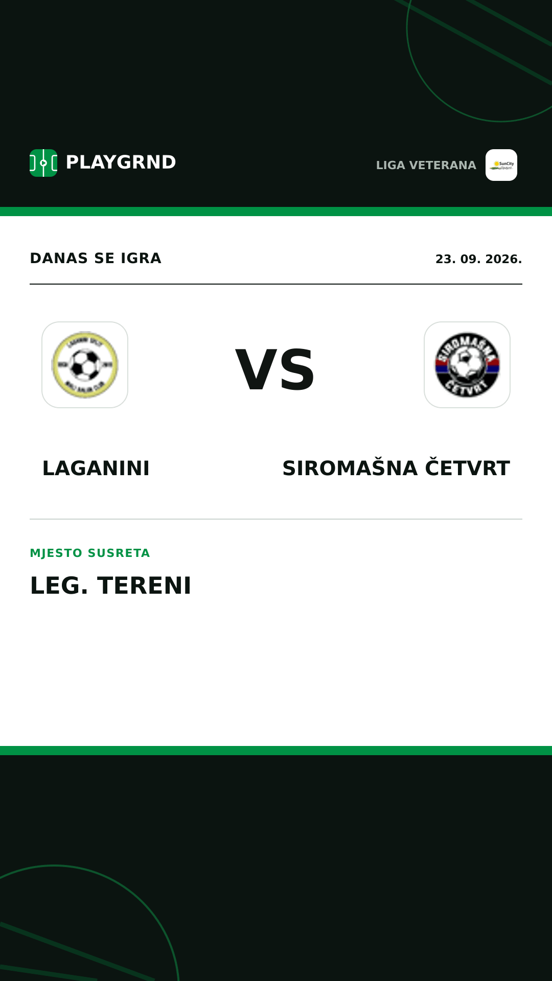 Instagram slika: Laganini vs Siromašna Četvrt