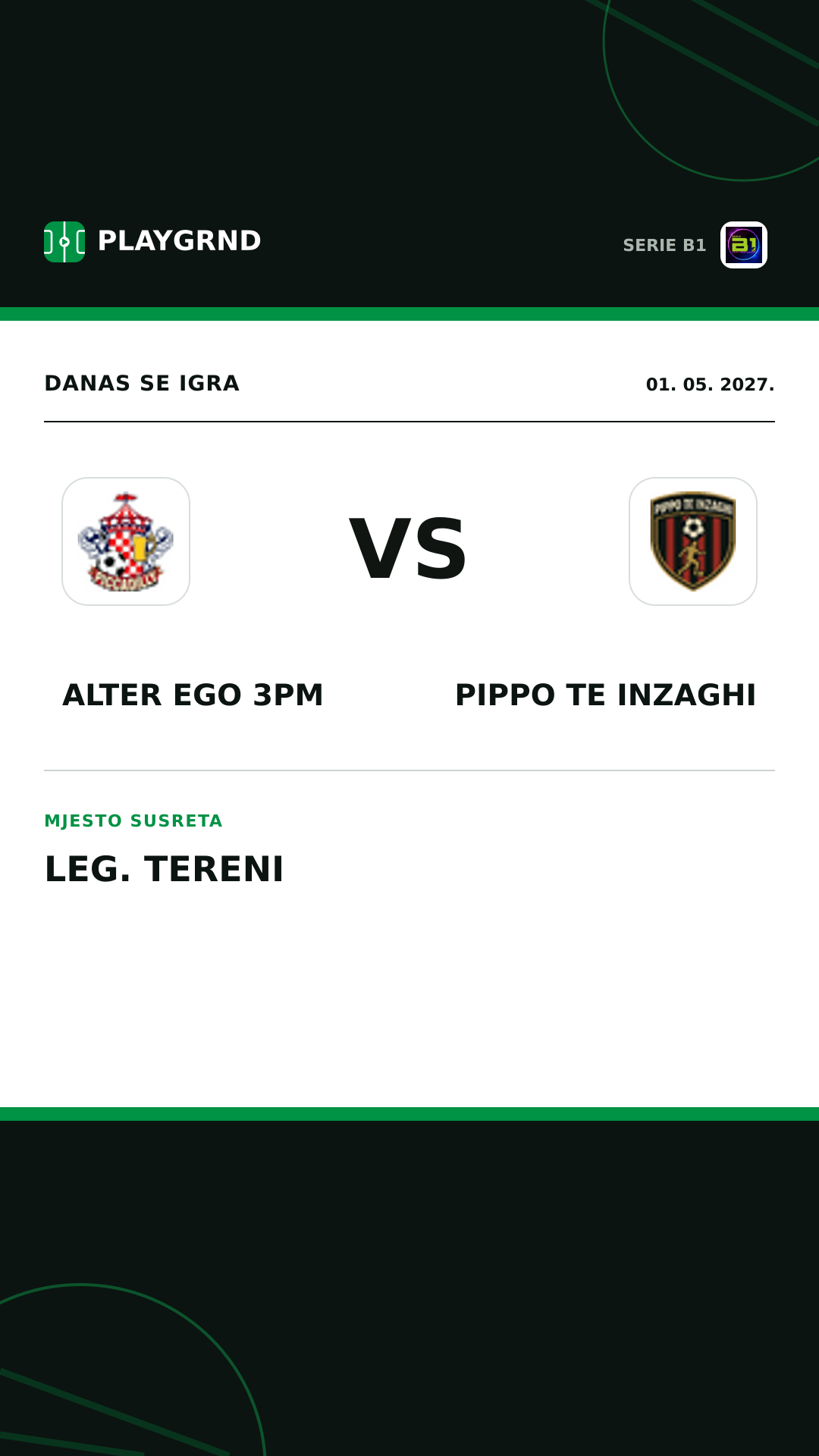 Instagram slika: Alter Ego 3PM vs Pippo TE Inzaghi