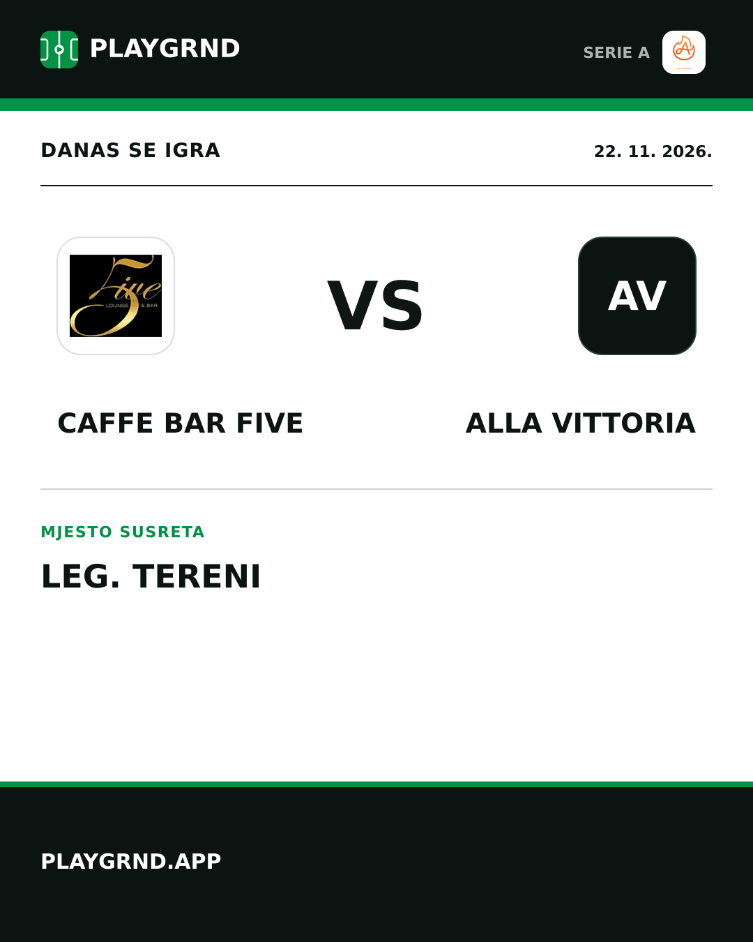 Instagram slika: Caffe Bar Five vs Alla Vittoria