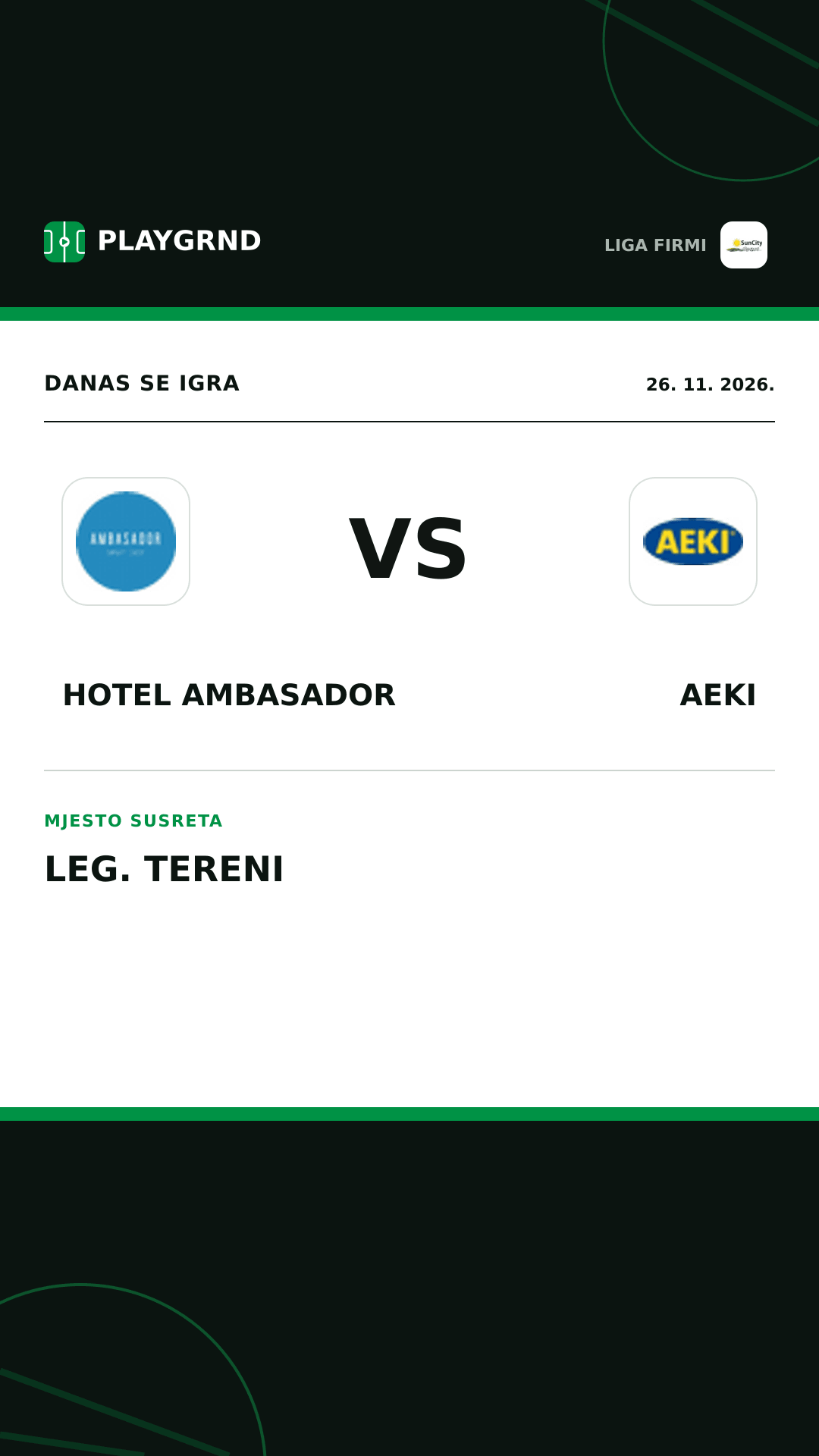 Instagram slika: Hotel Ambasador vs AEKI