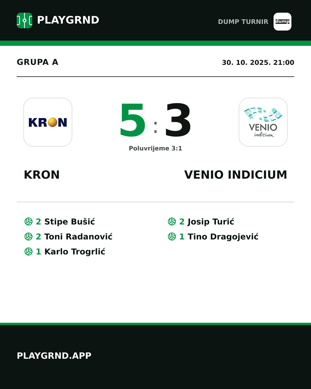Instagram slika: Kron 5:3 Venio Indicium