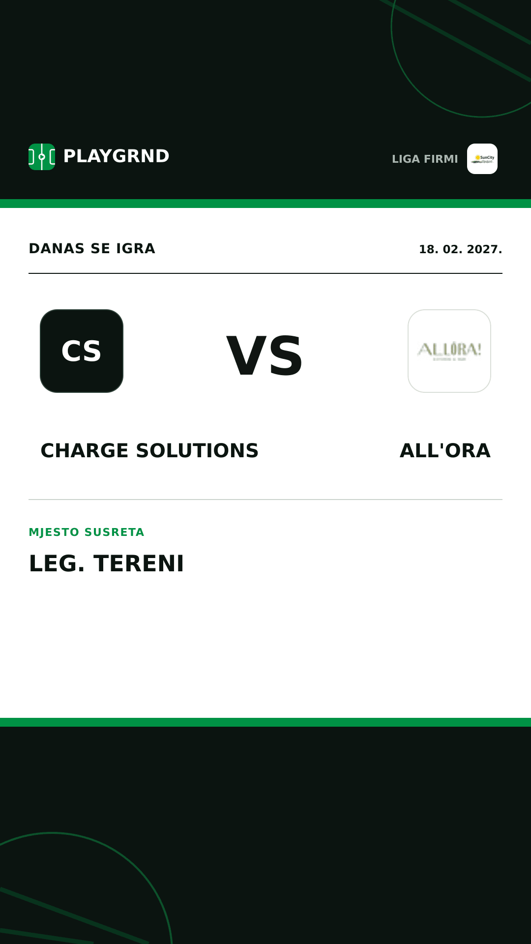 Instagram slika: Charge Solutions vs All'Ora