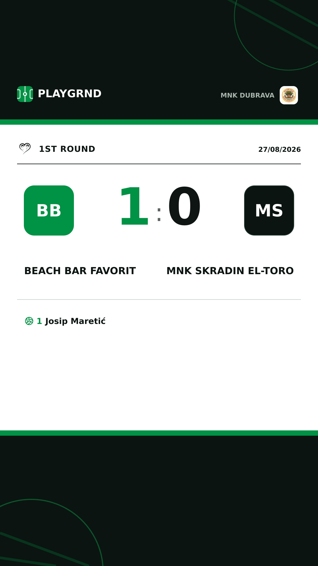 Instagram artwork: Beach bar Favorit 1:0 MNK Skradin El-Toro