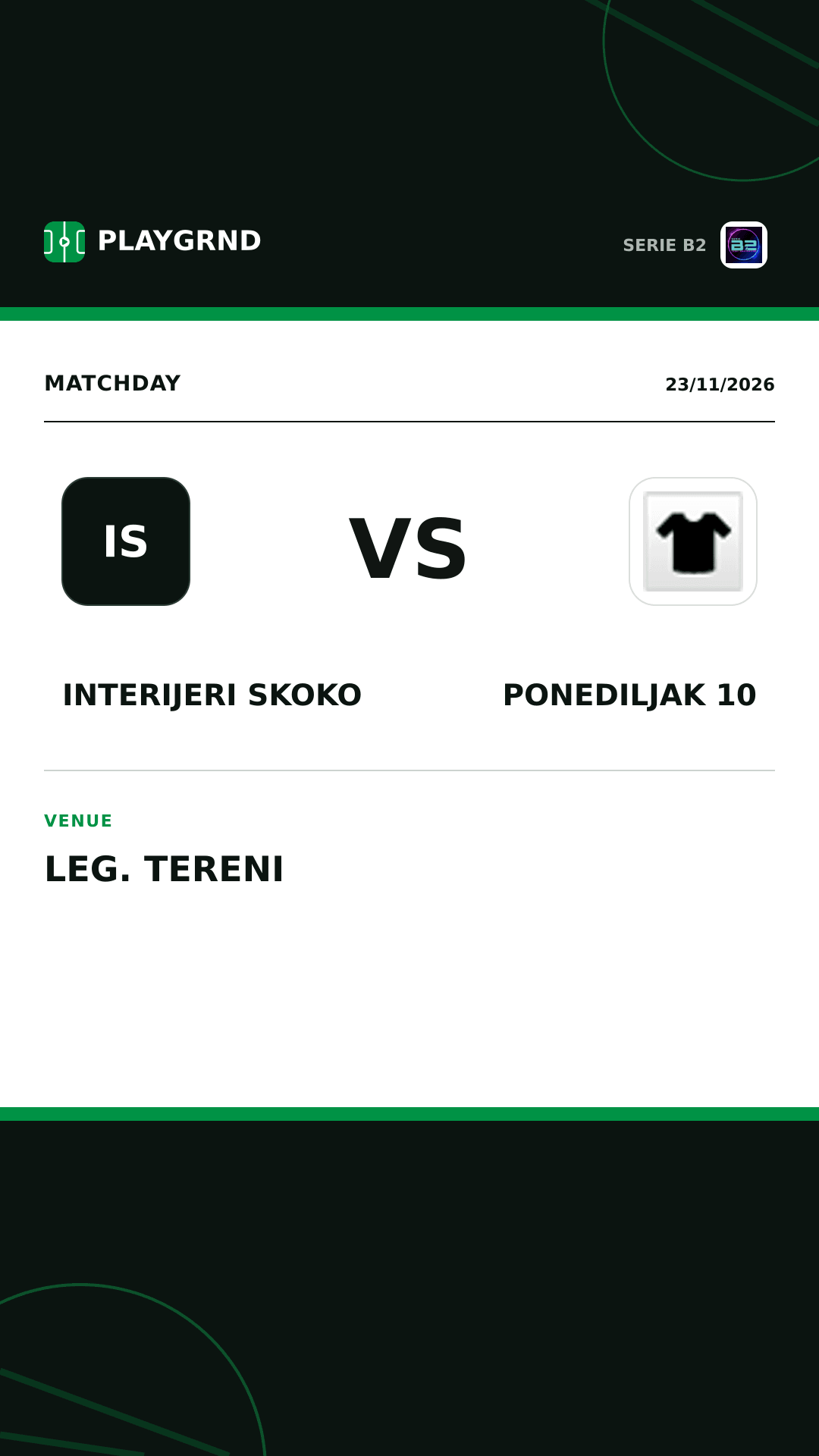 Instagram artwork: Interijeri Skoko vs Ponediljak 10