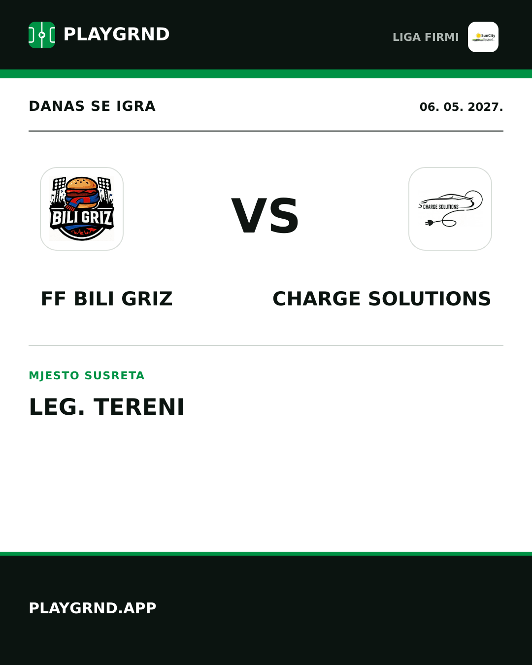 Instagram slika: FF Bili Griz vs Charge Solutions