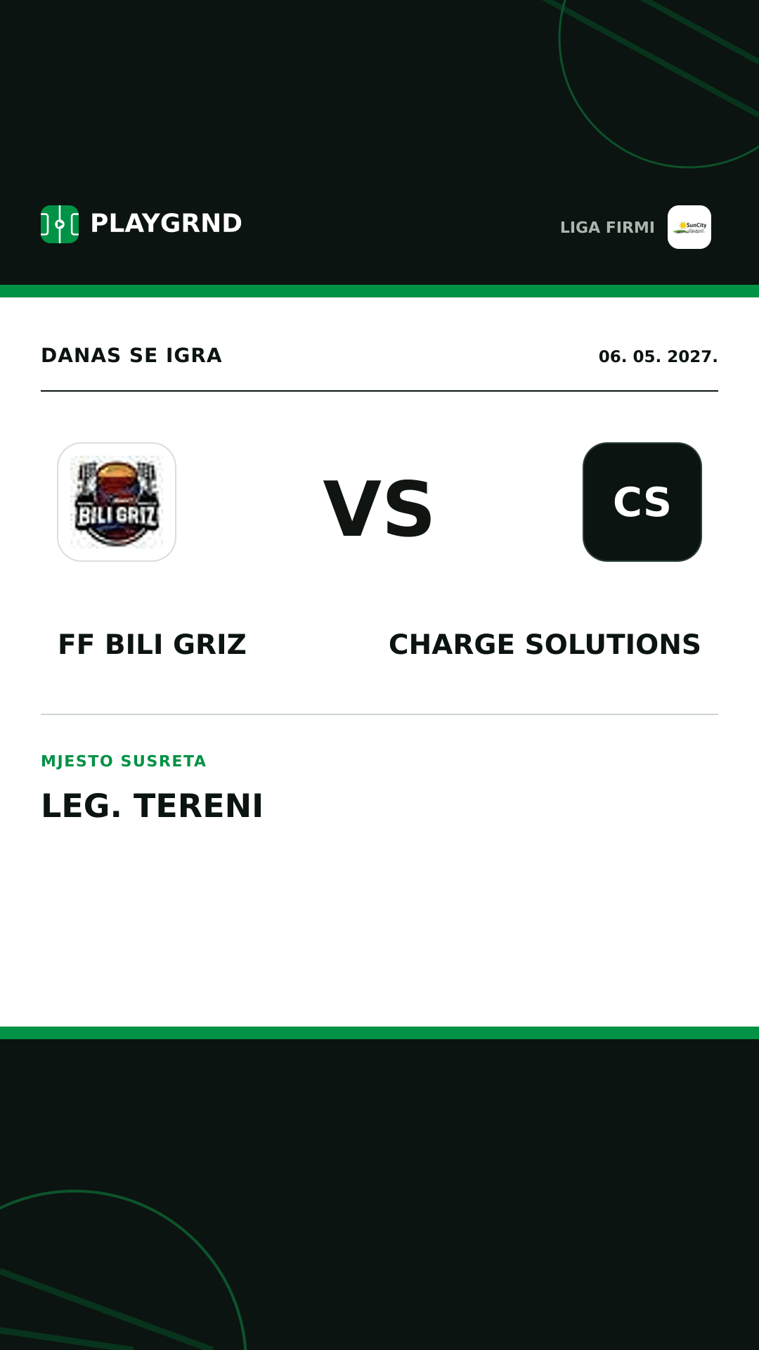 Instagram slika: FF Bili Griz vs Charge Solutions