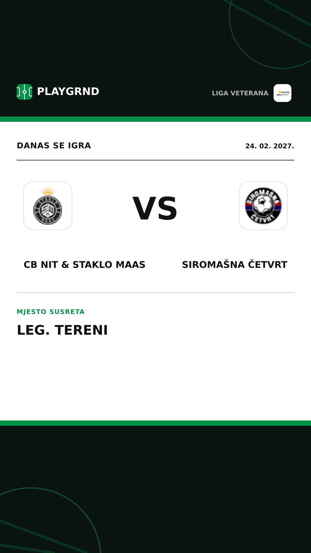 Instagram slika: CB Nit & Staklo Maas vs Siromašna Četvrt