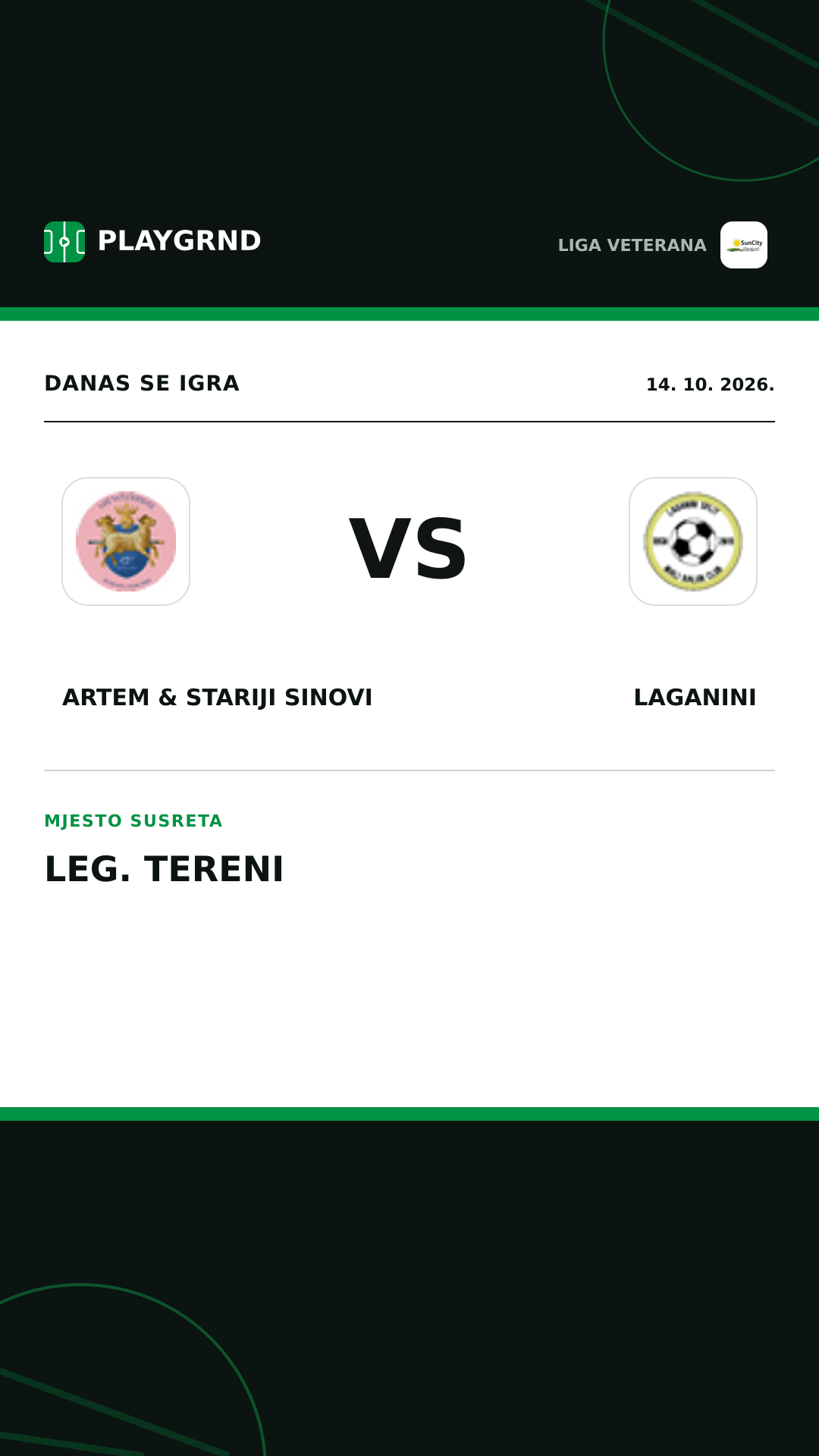 Instagram slika: Artem & Stariji Sinovi vs Laganini