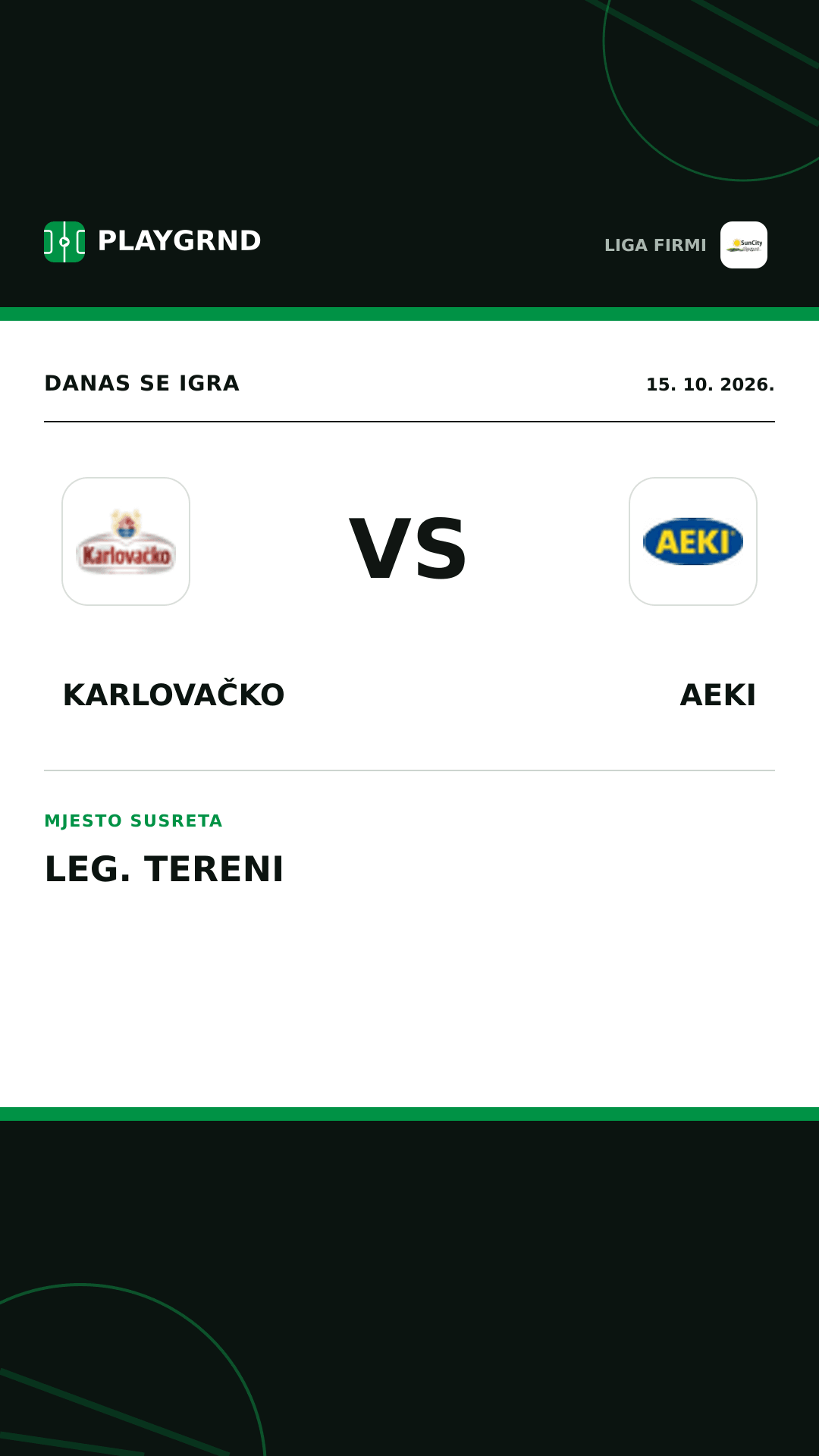 Instagram slika: Karlovačko vs AEKI