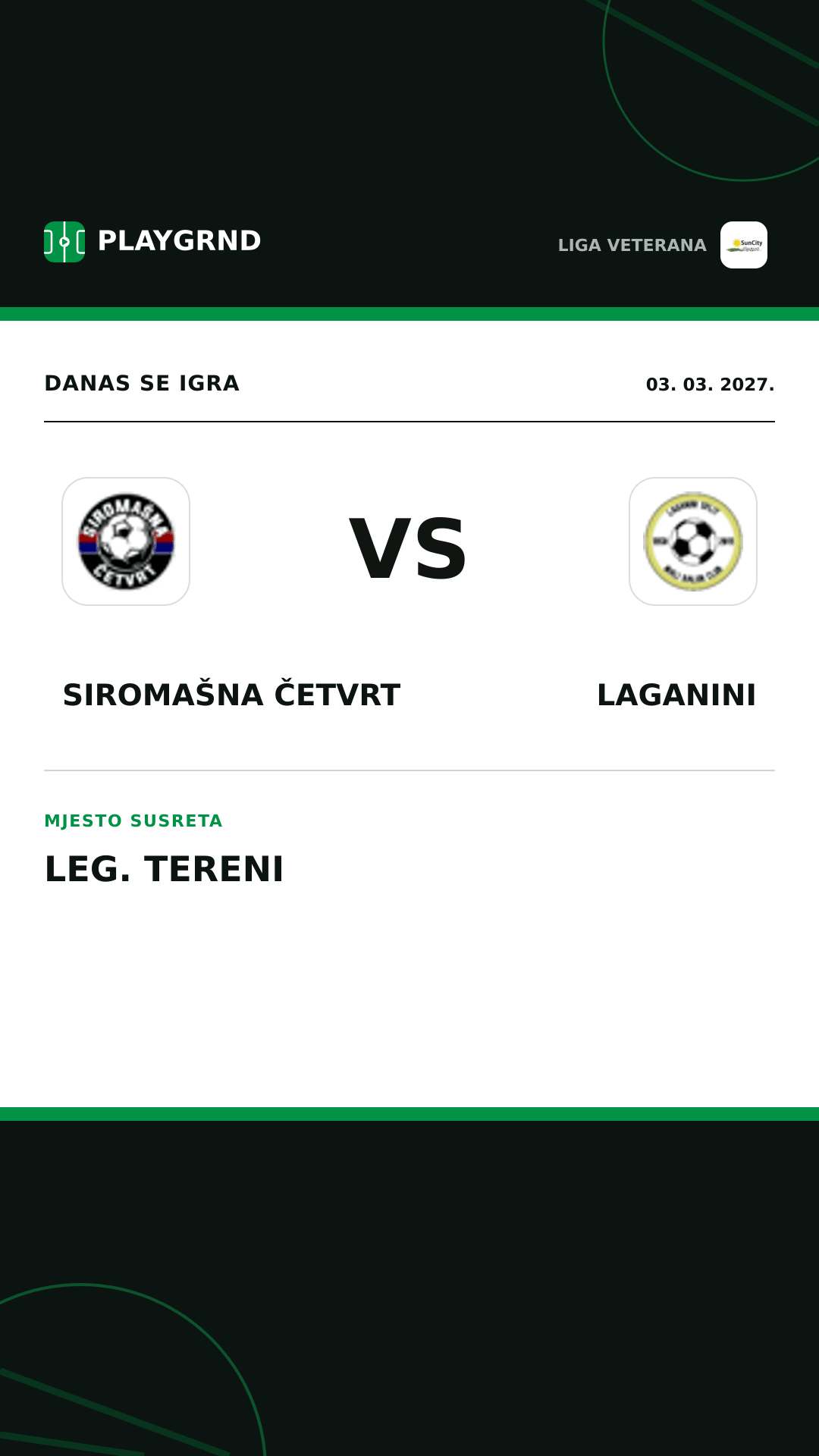 Instagram slika: Siromašna Četvrt vs Laganini